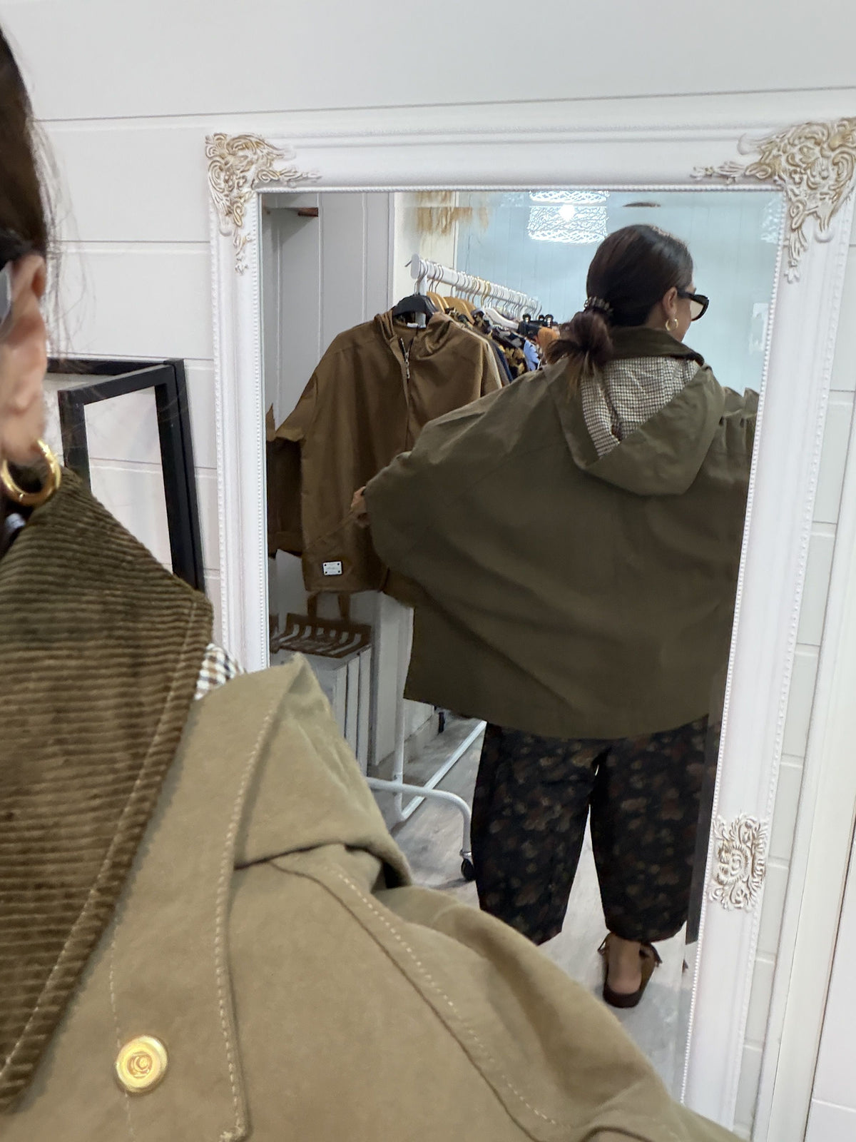 Chaqueta poncho oversize