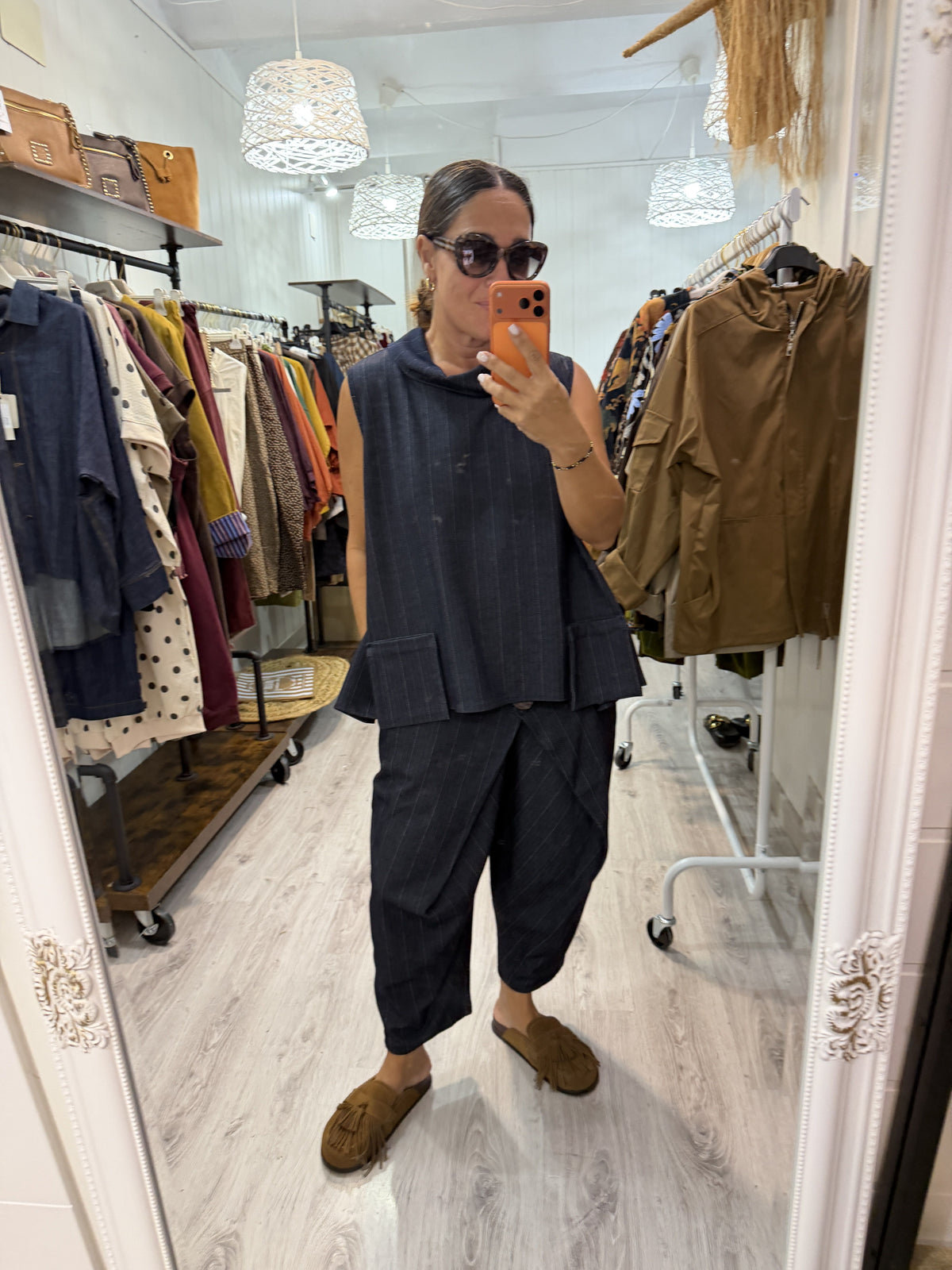 Chaleco Gina jeans azul