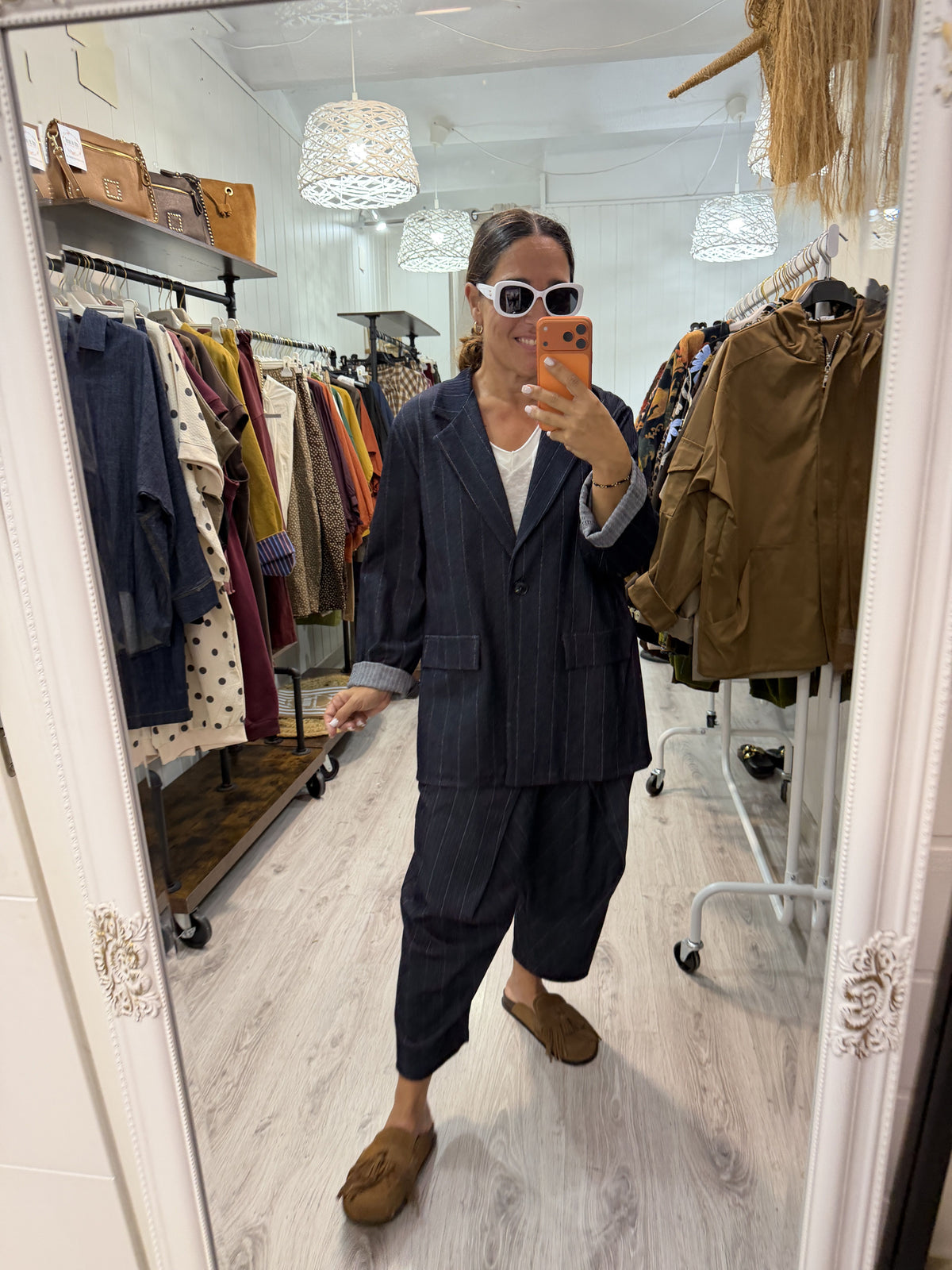Blazer Gina jeans azul