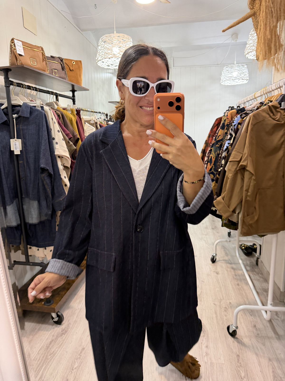 Blazer Gina jeans azul