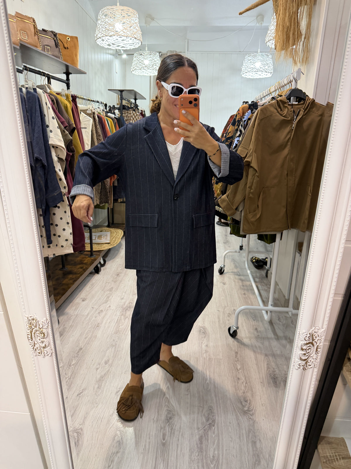 Blazer Gina jeans azul