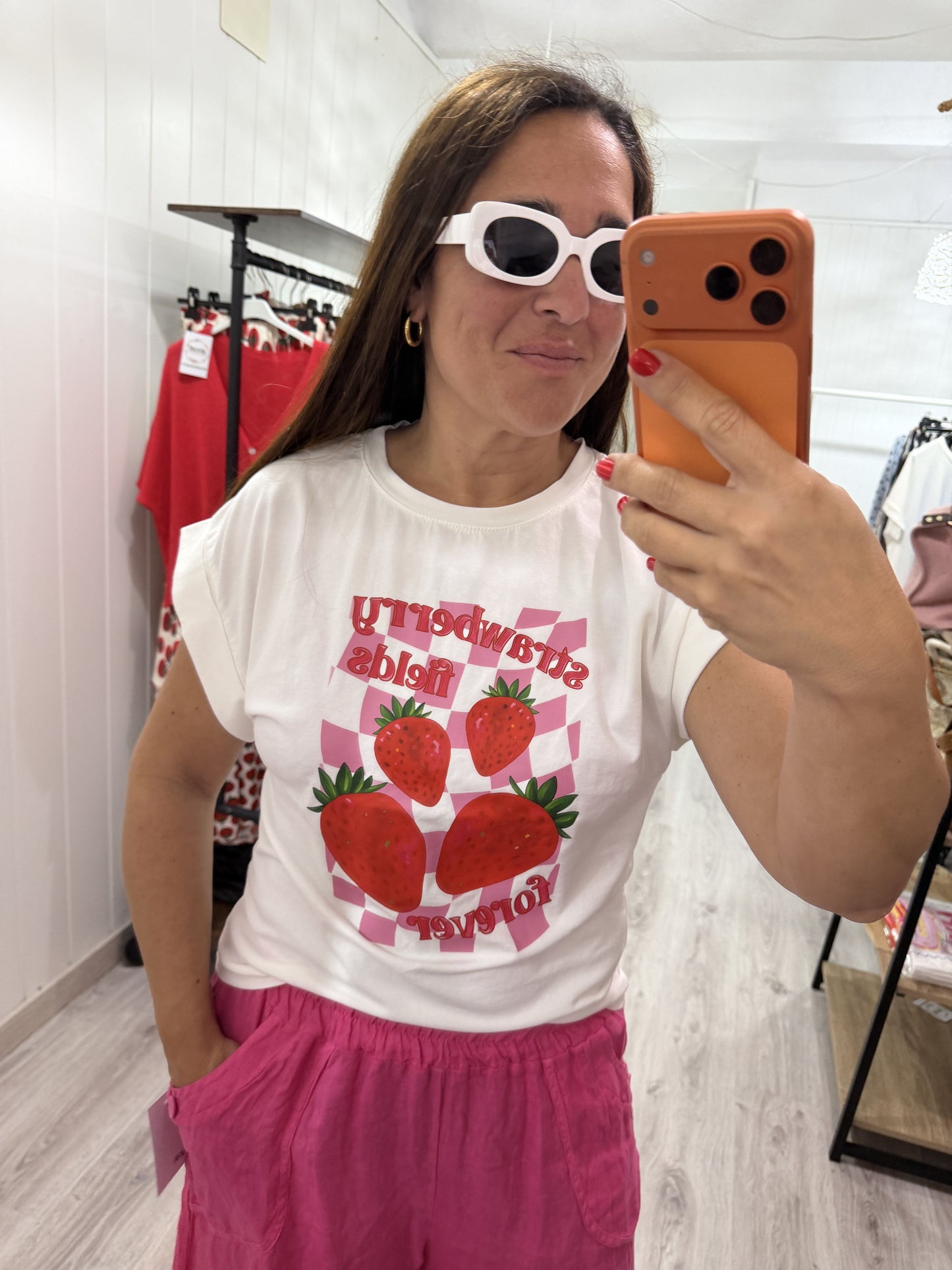 Camiseta fresas