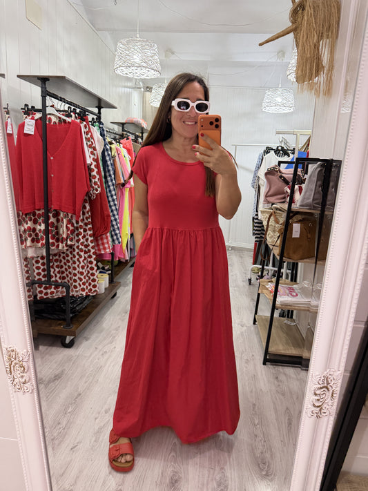 Vestido Cuerpo rojo