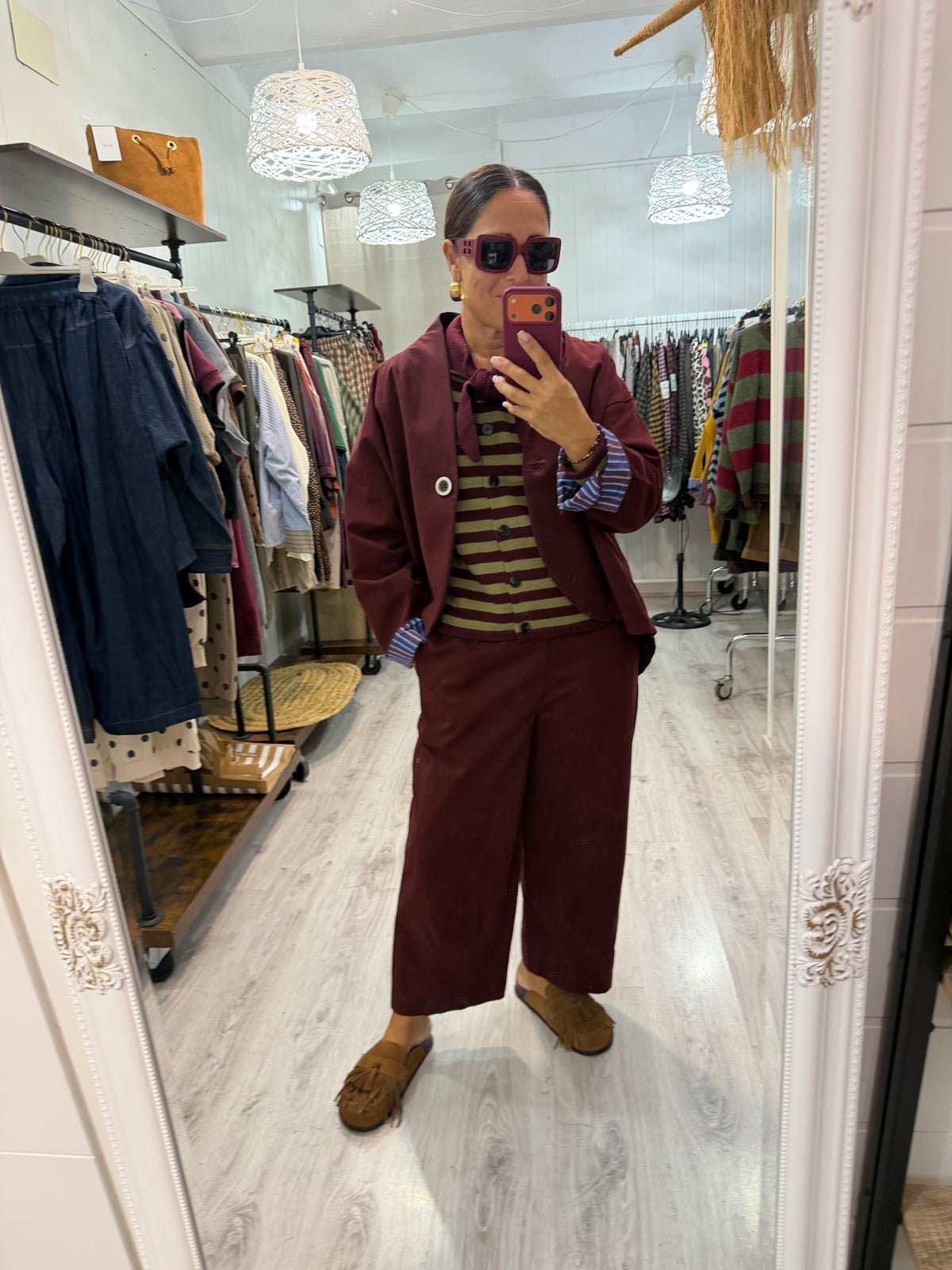 Conjunto Traje burdeos