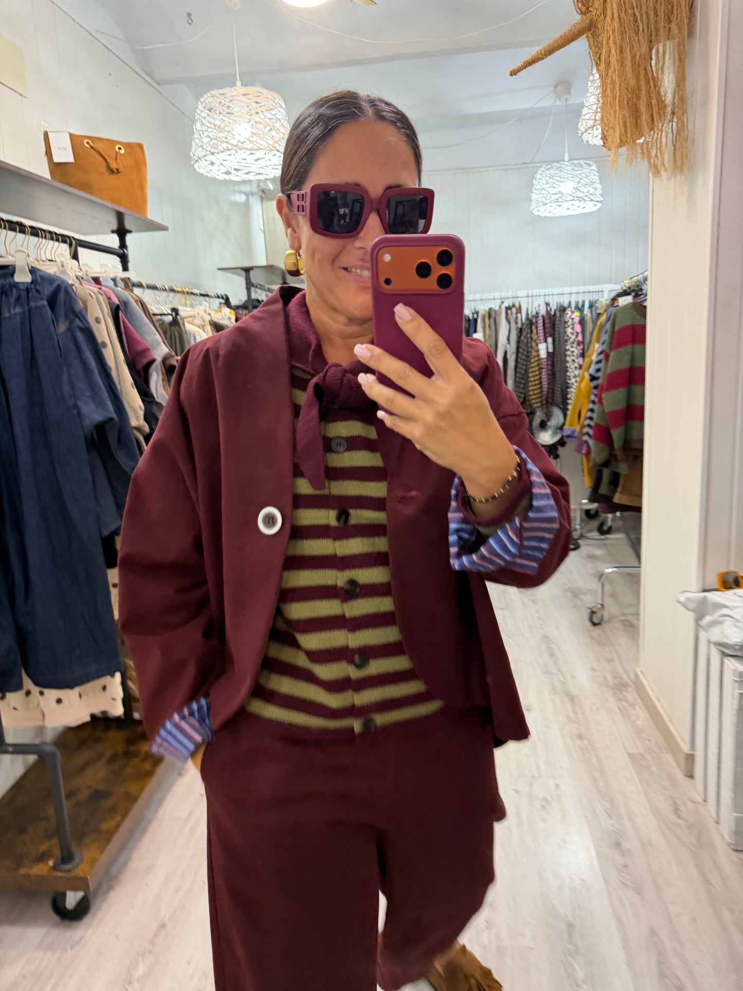 Conjunto Traje burdeos