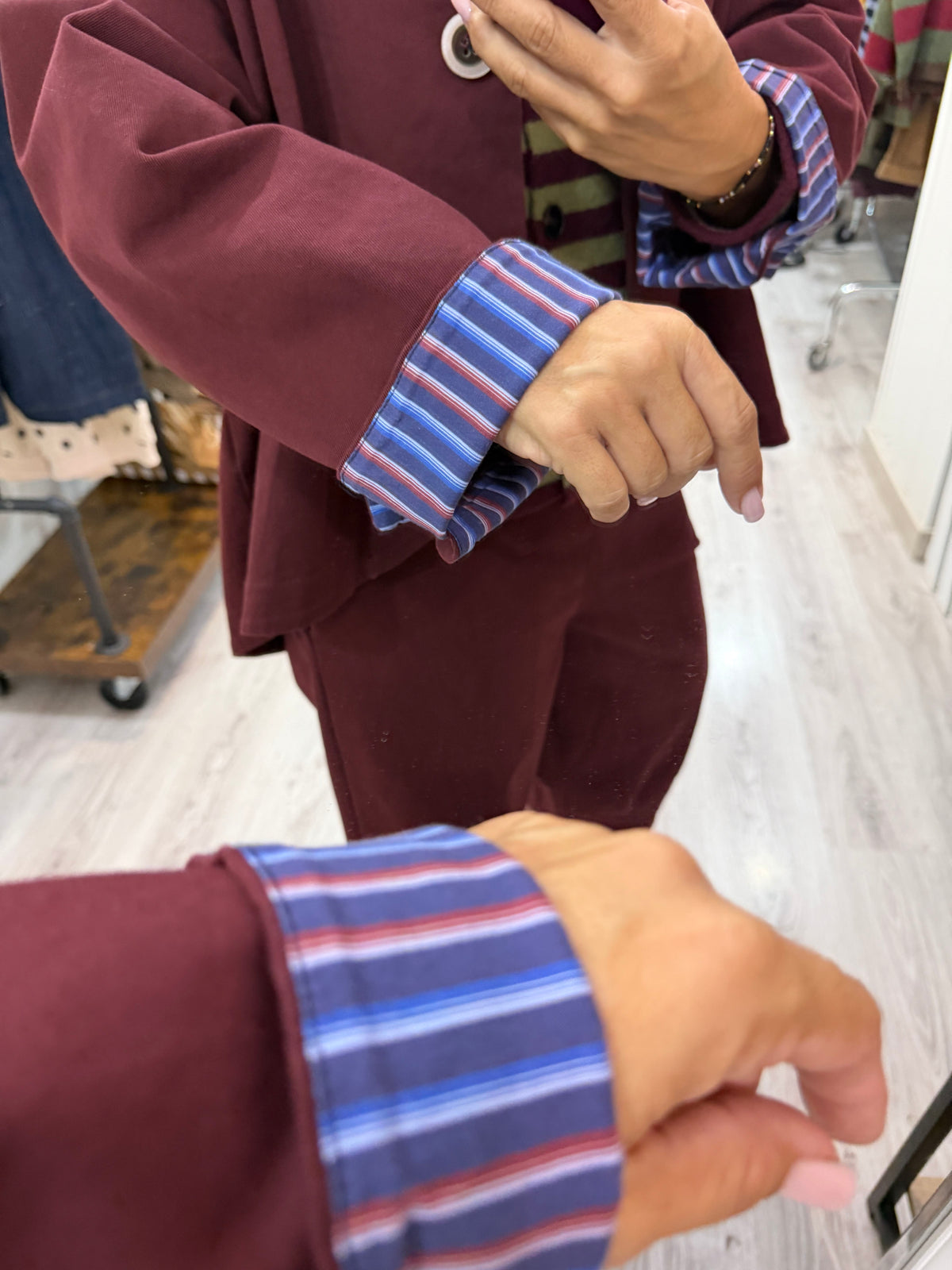 Conjunto Traje burdeos