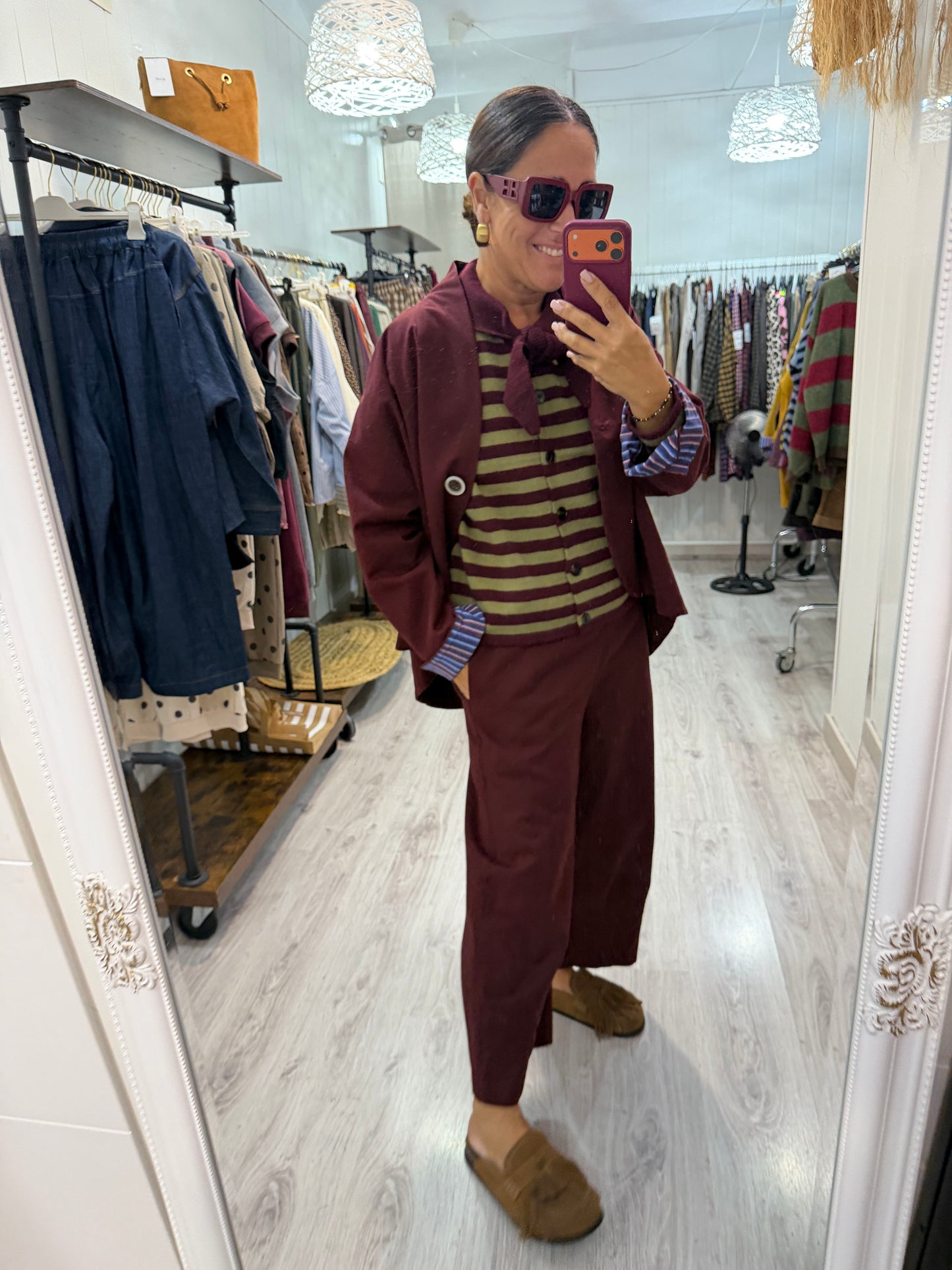 Conjunto Traje burdeos