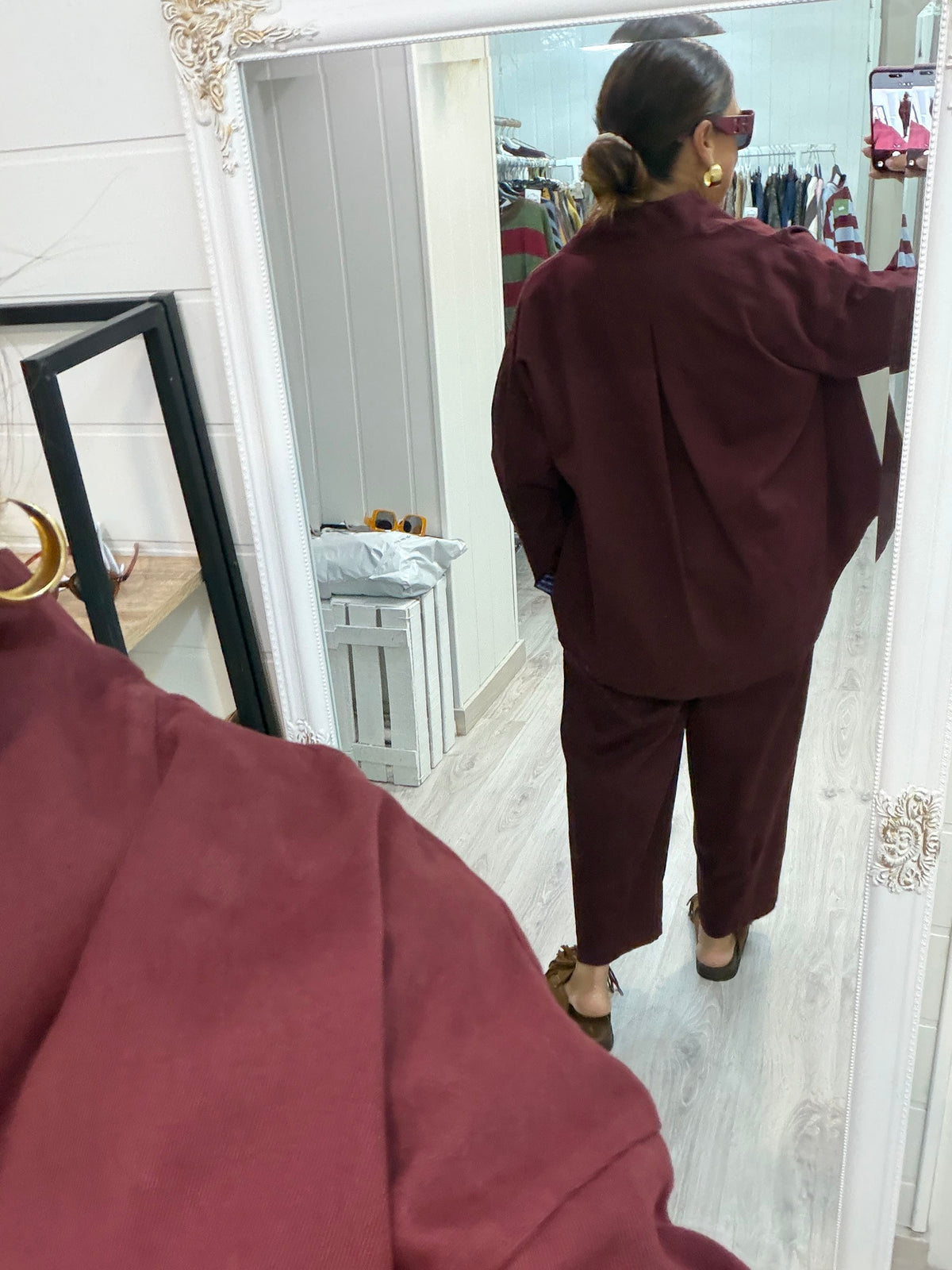 Conjunto Traje burdeos