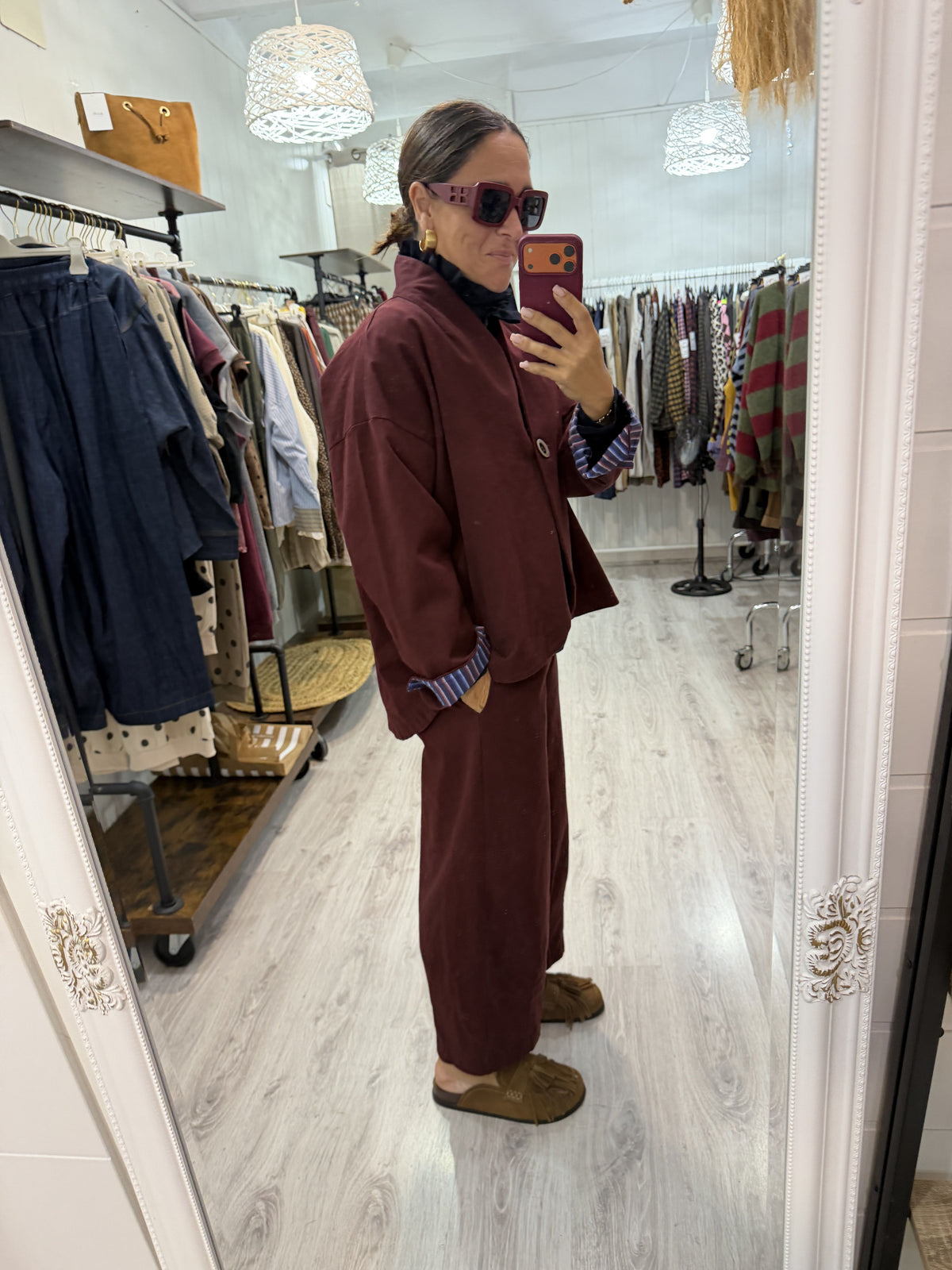Conjunto Traje burdeos
