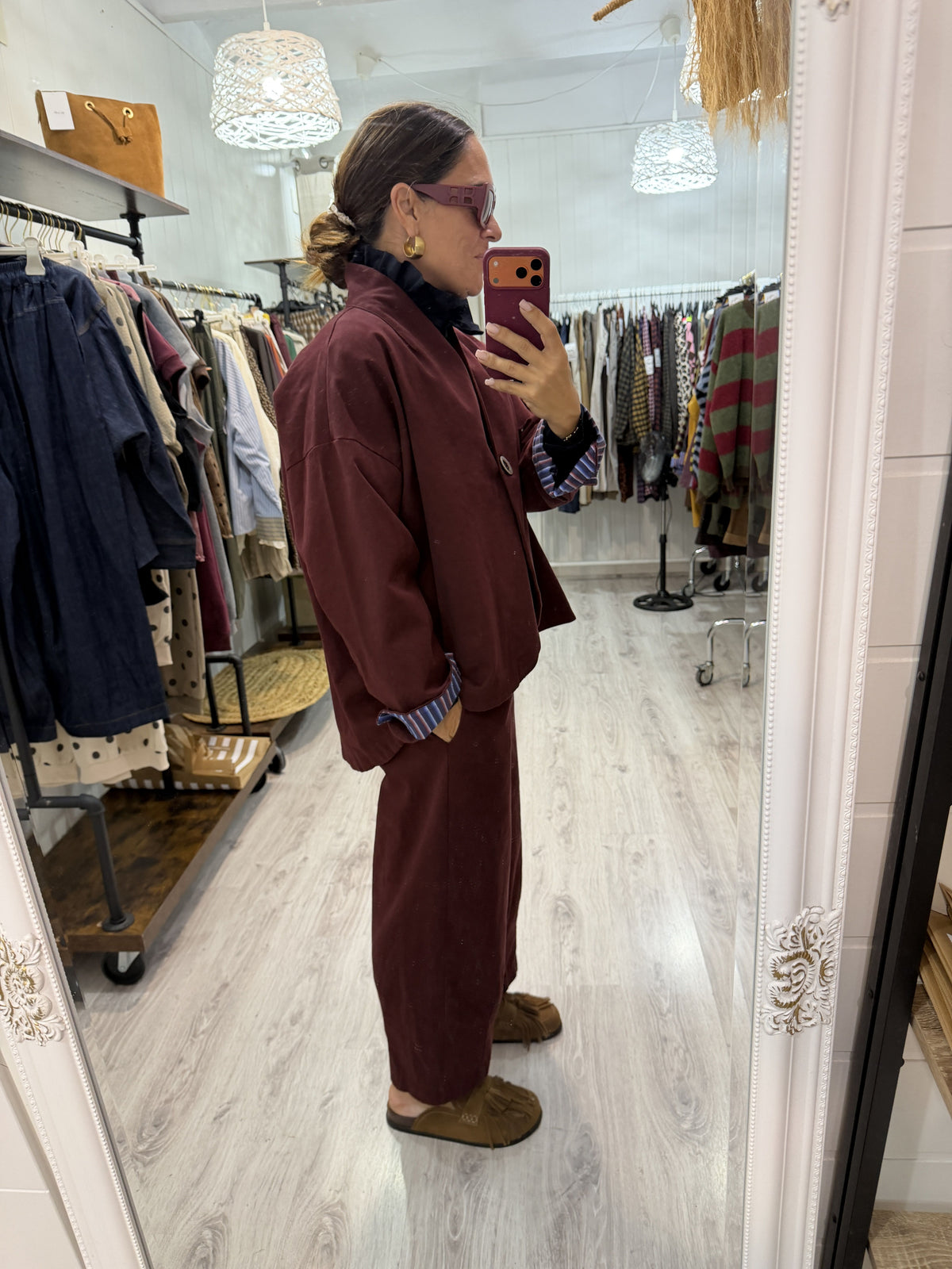 Conjunto Traje burdeos