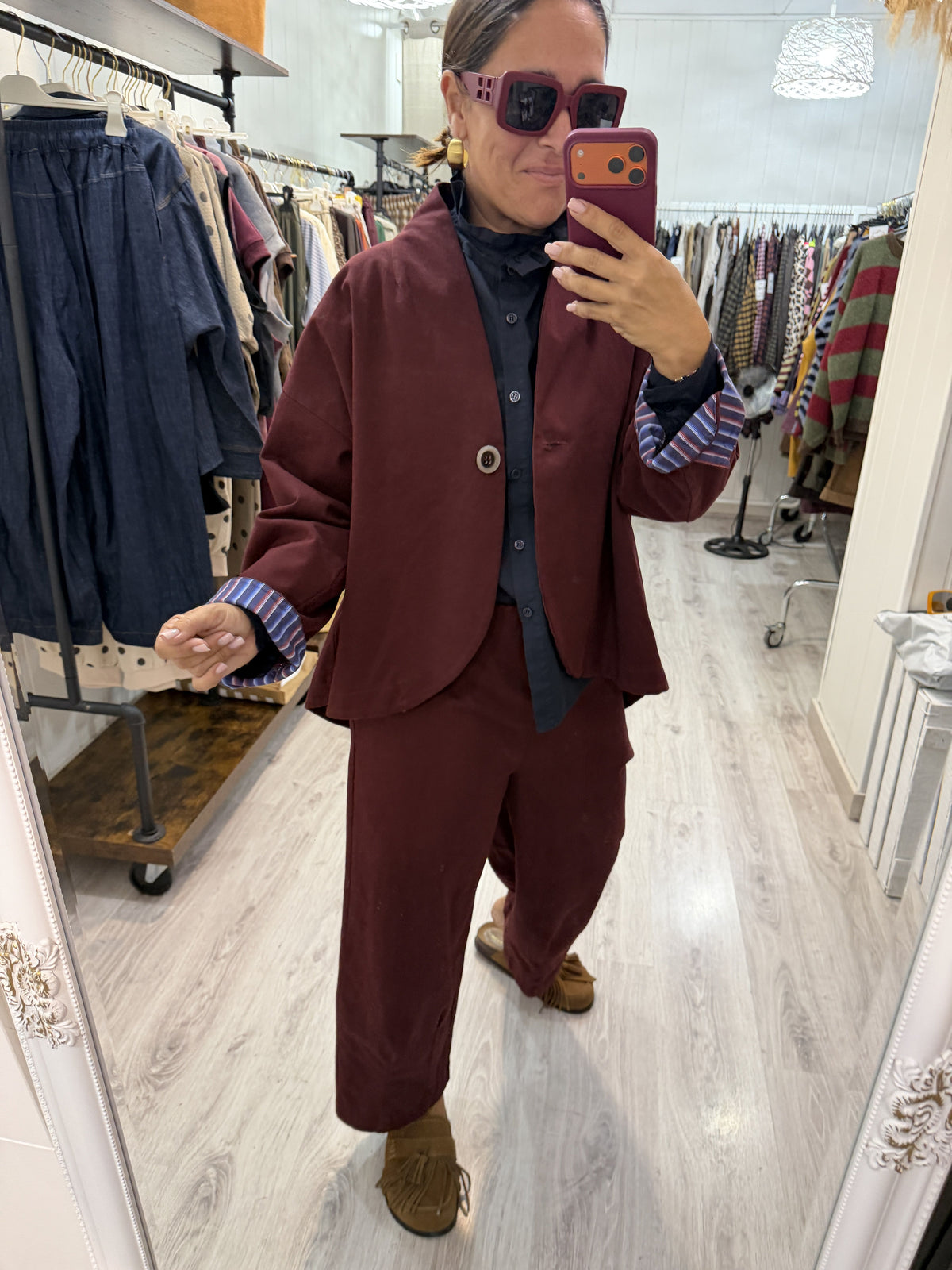 Conjunto Traje burdeos