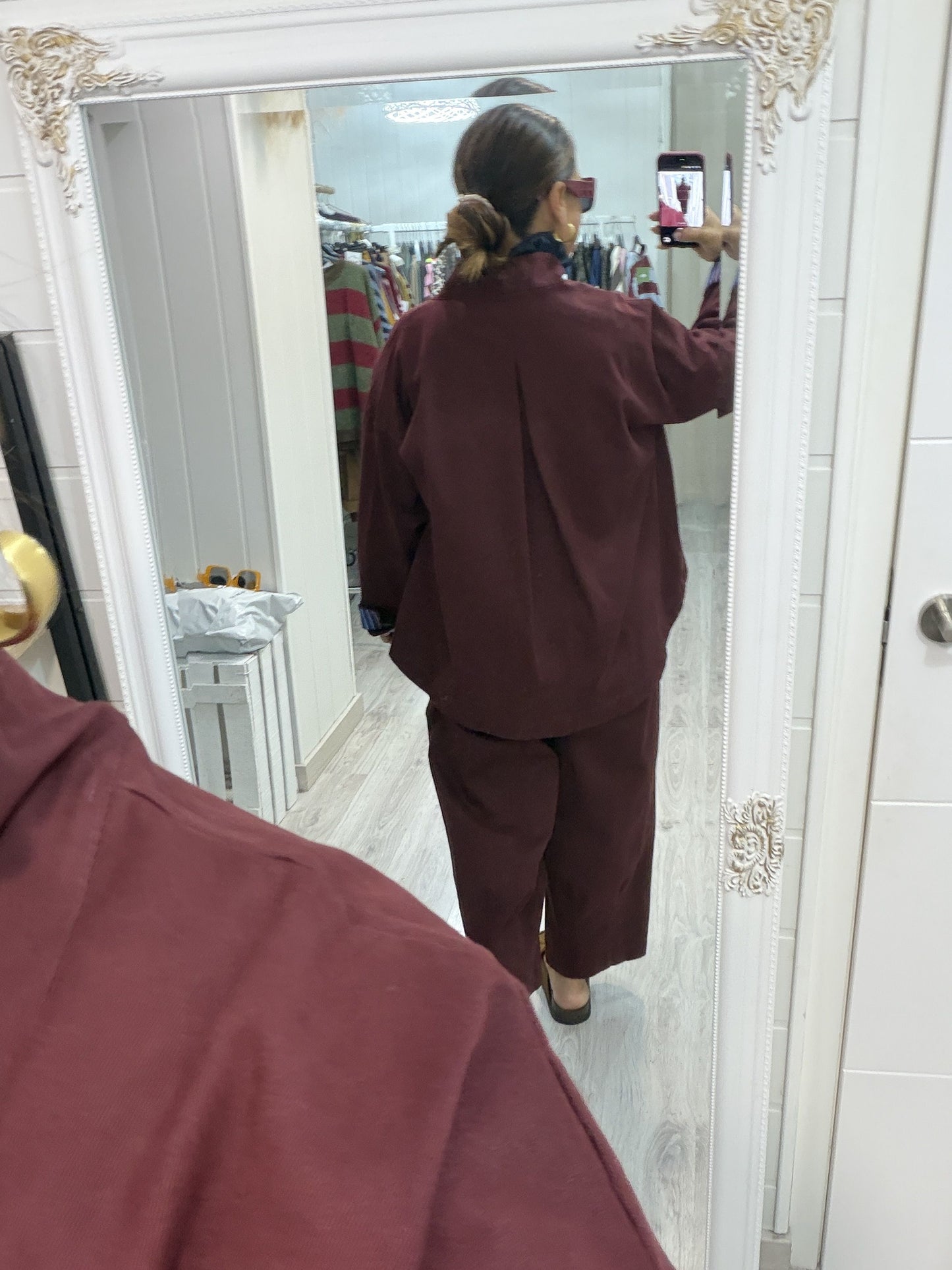 Conjunto Traje burdeos