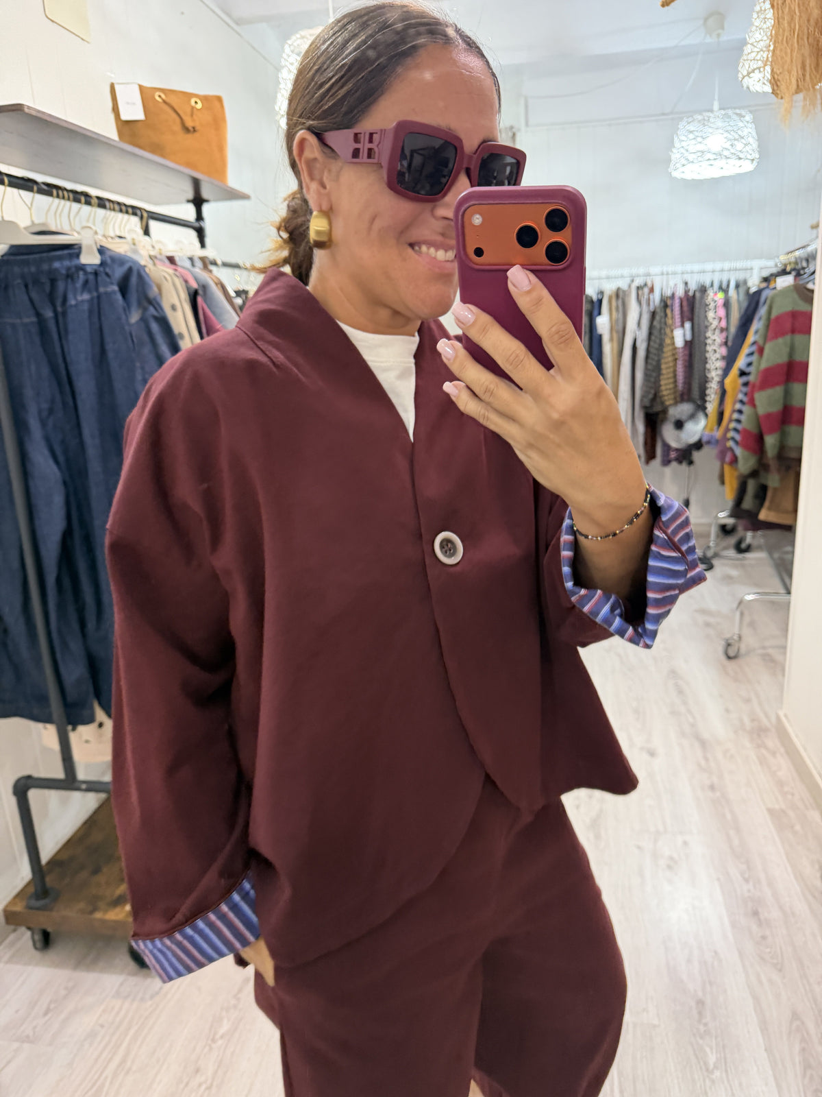 Conjunto Traje burdeos
