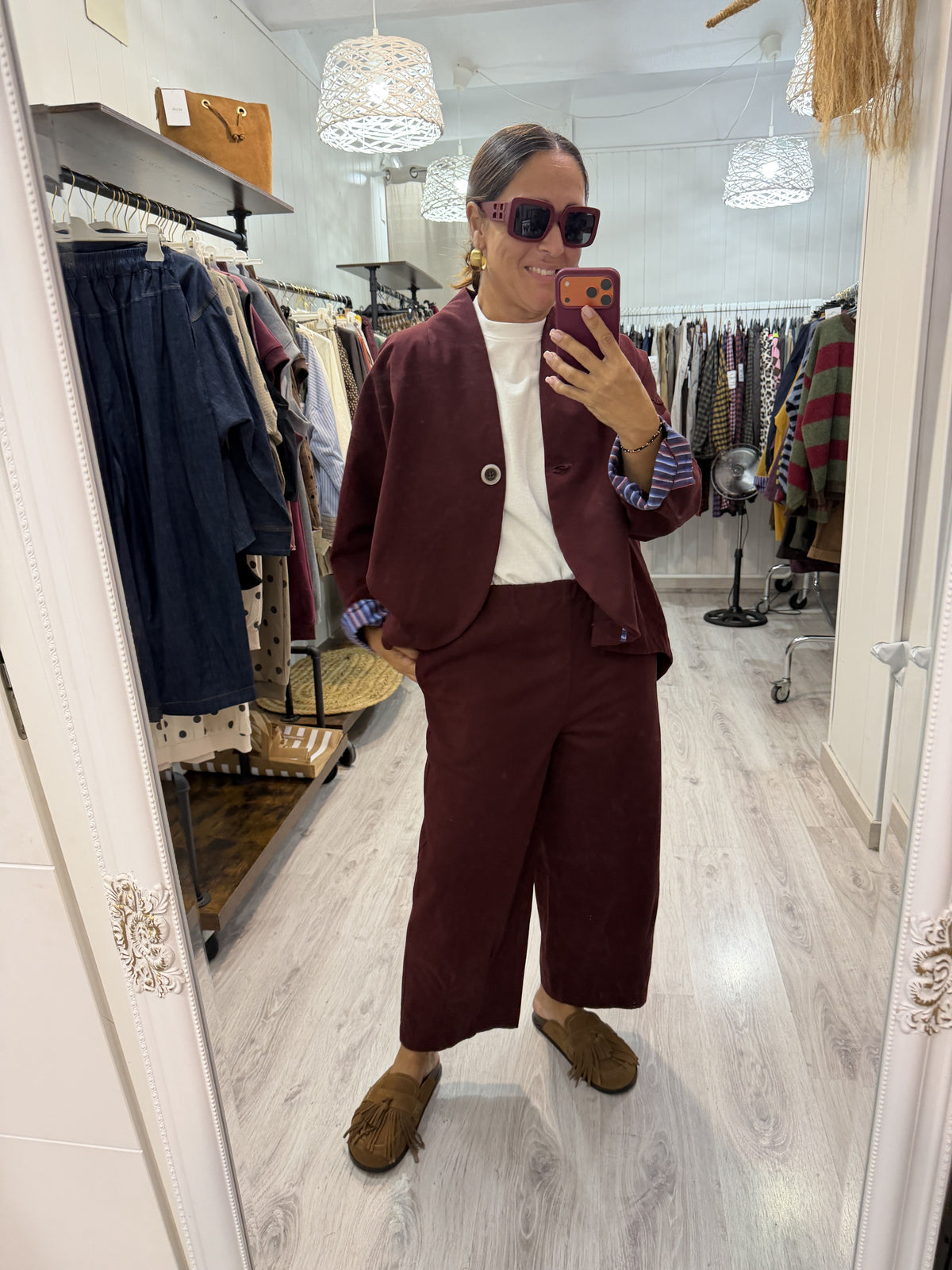 Conjunto Traje burdeos