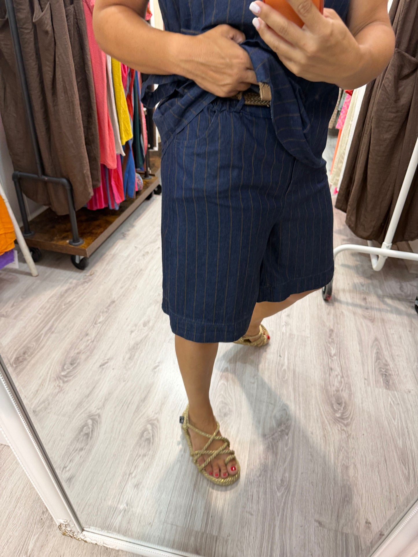 Bermuda Jeans ralla chocolate