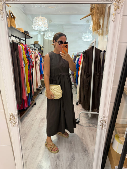 Vestido Mara chocolate