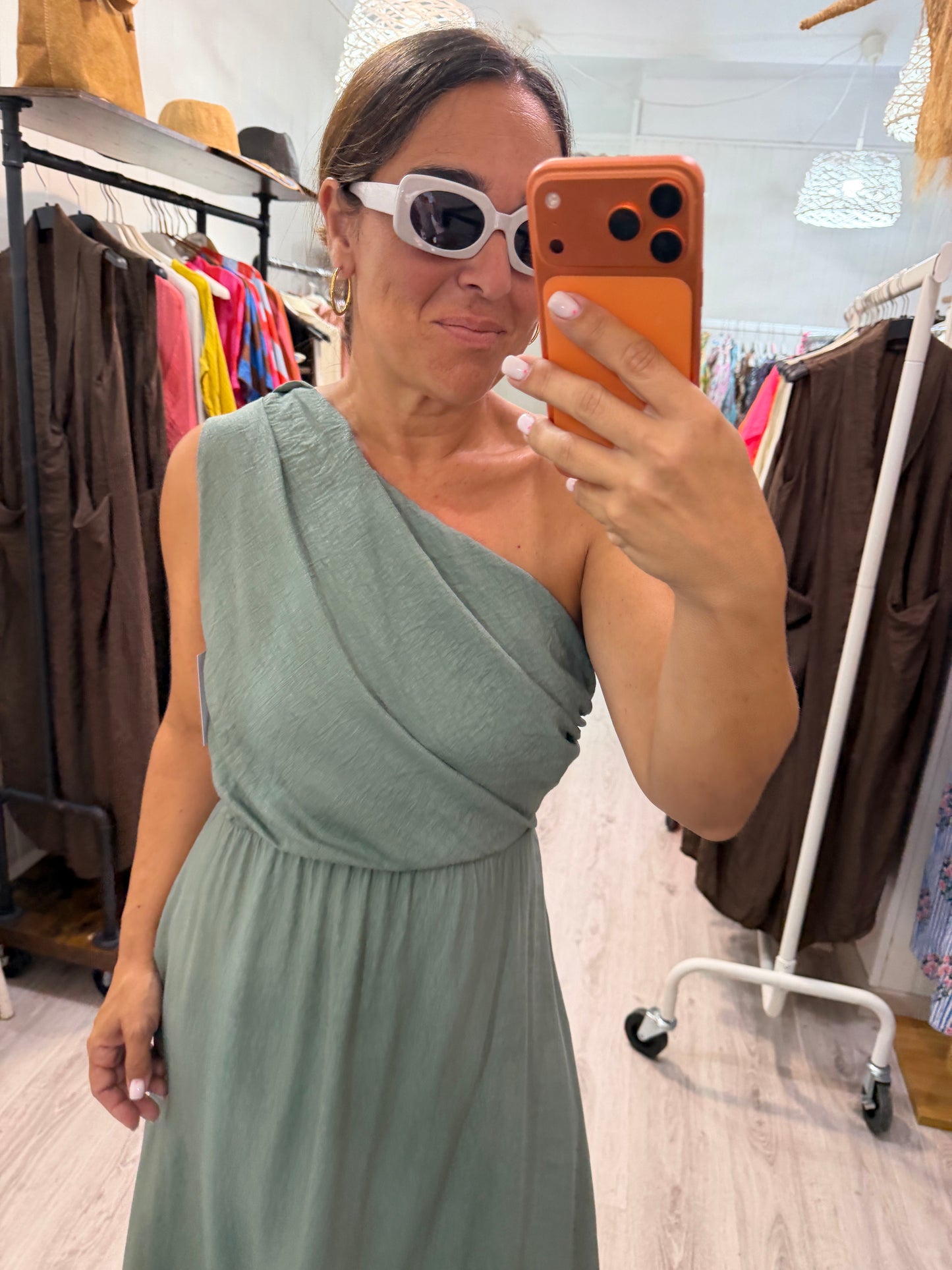 Vestido Cleo kaki