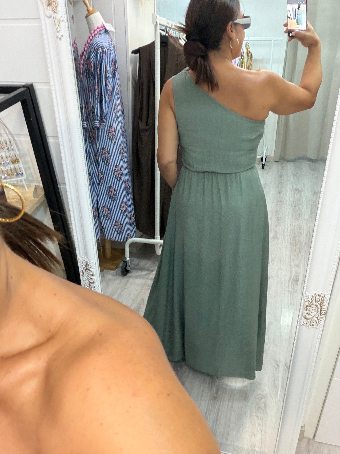 Vestido Cleo kaki