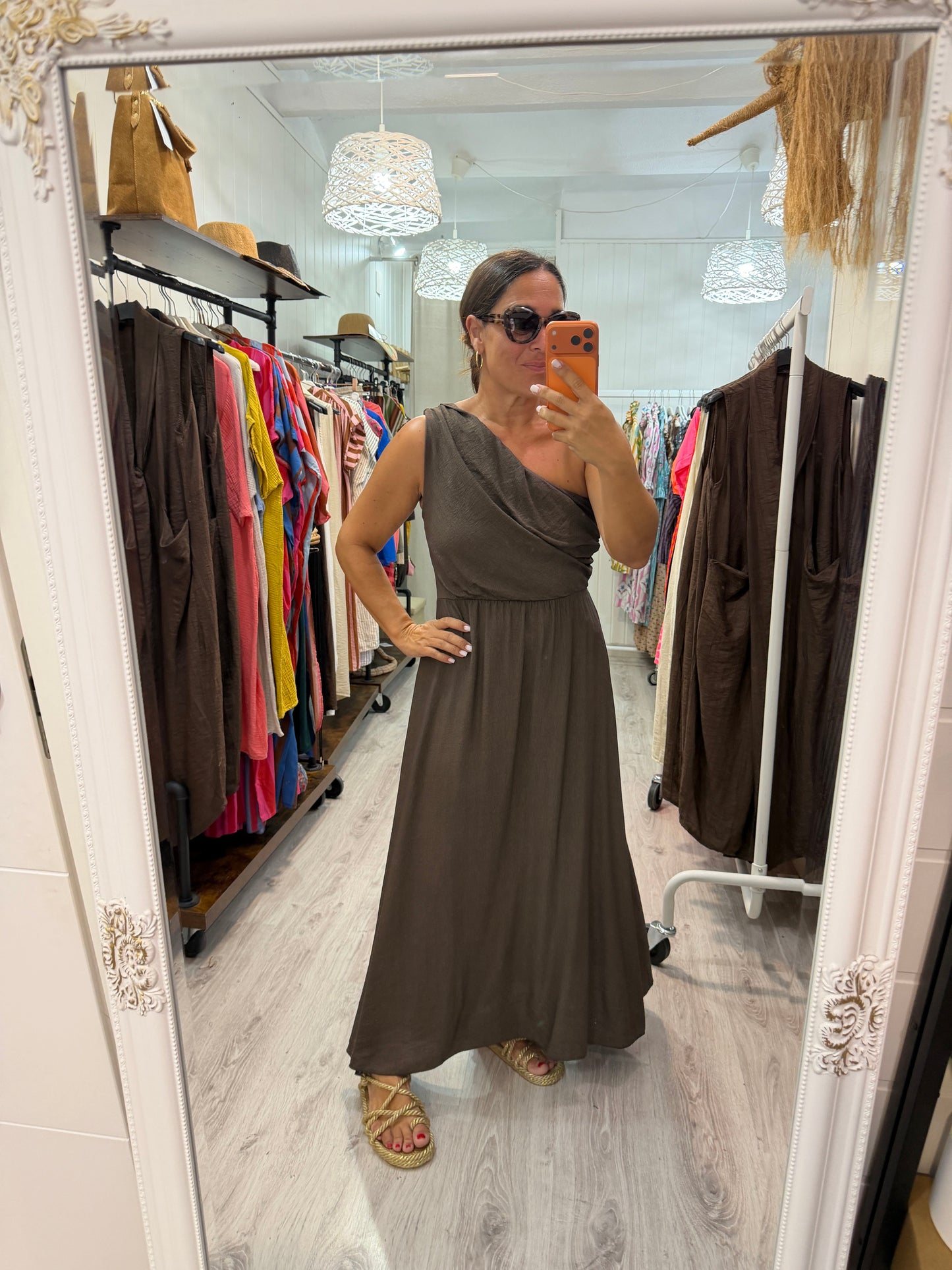 Vestido Cleo chocolate