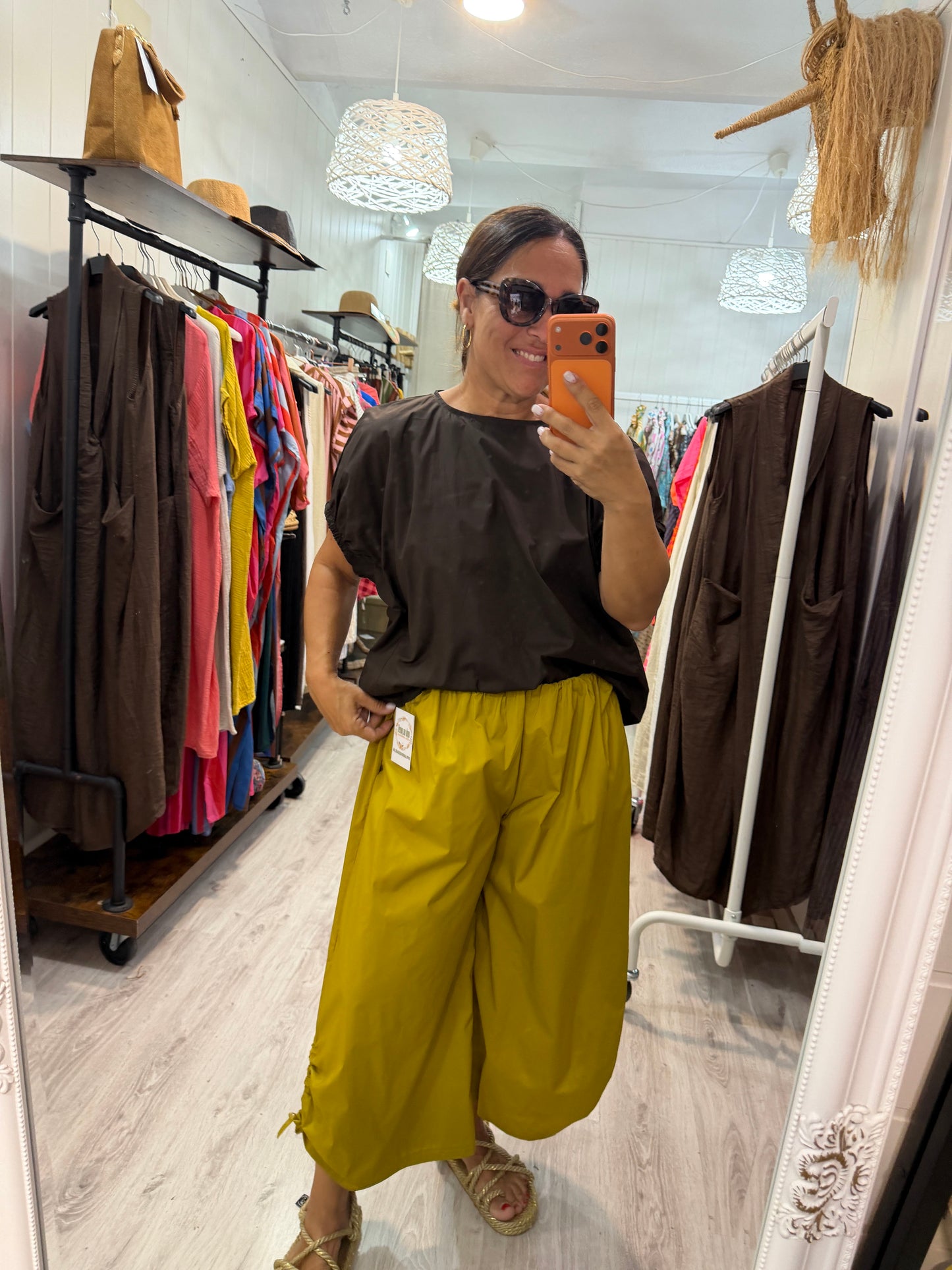 Blusa Safari chocolate