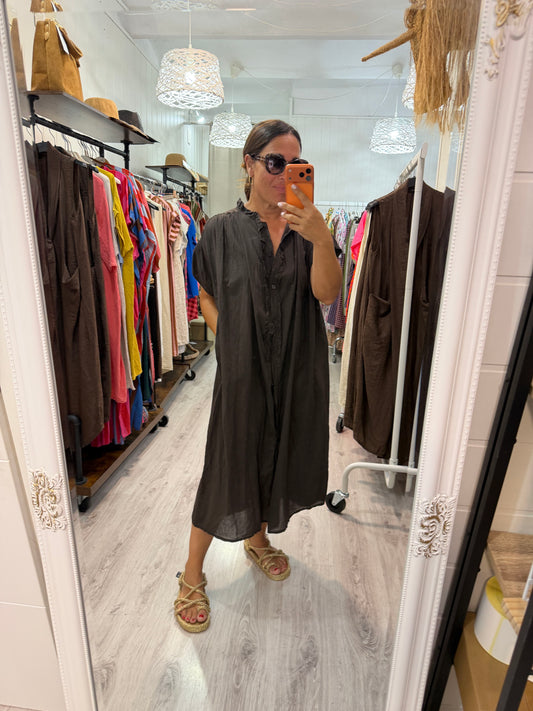 Vestido Federica chocolate
