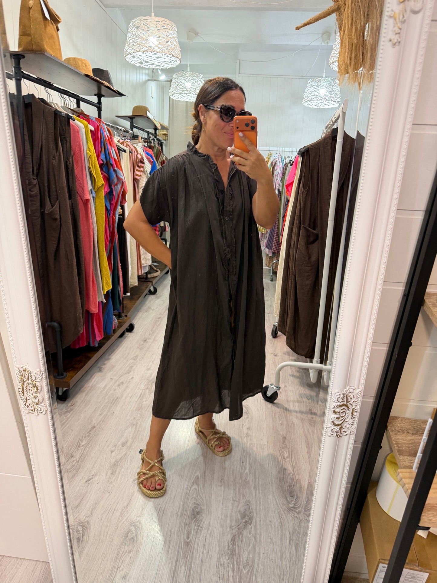 Vestido Federica chocolate