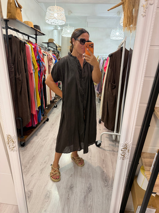Vestido Federica chocolate