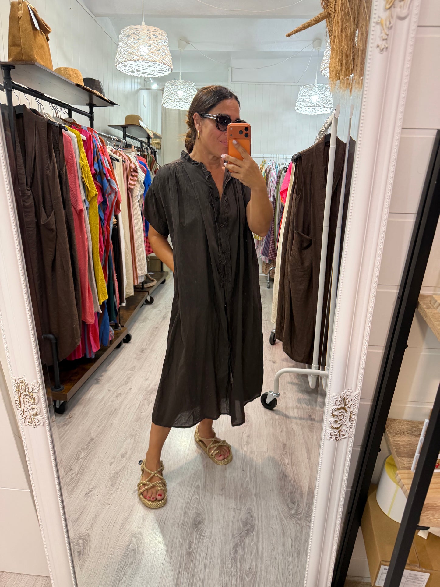 Vestido Federica chocolate