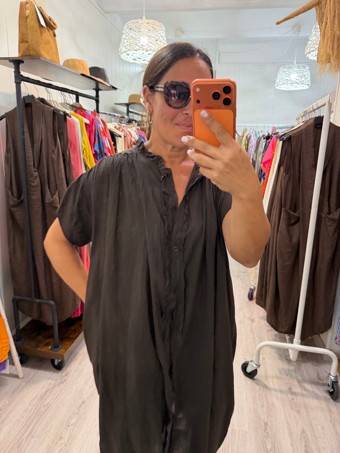 Vestido Federica chocolate