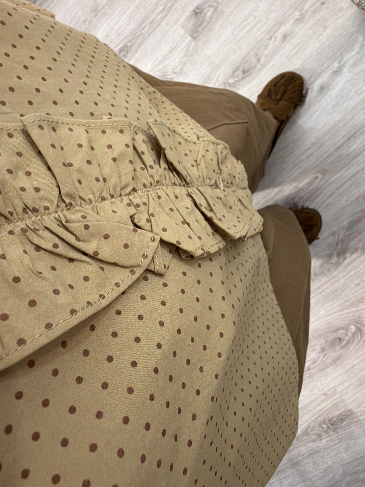 Camisa Irune camel