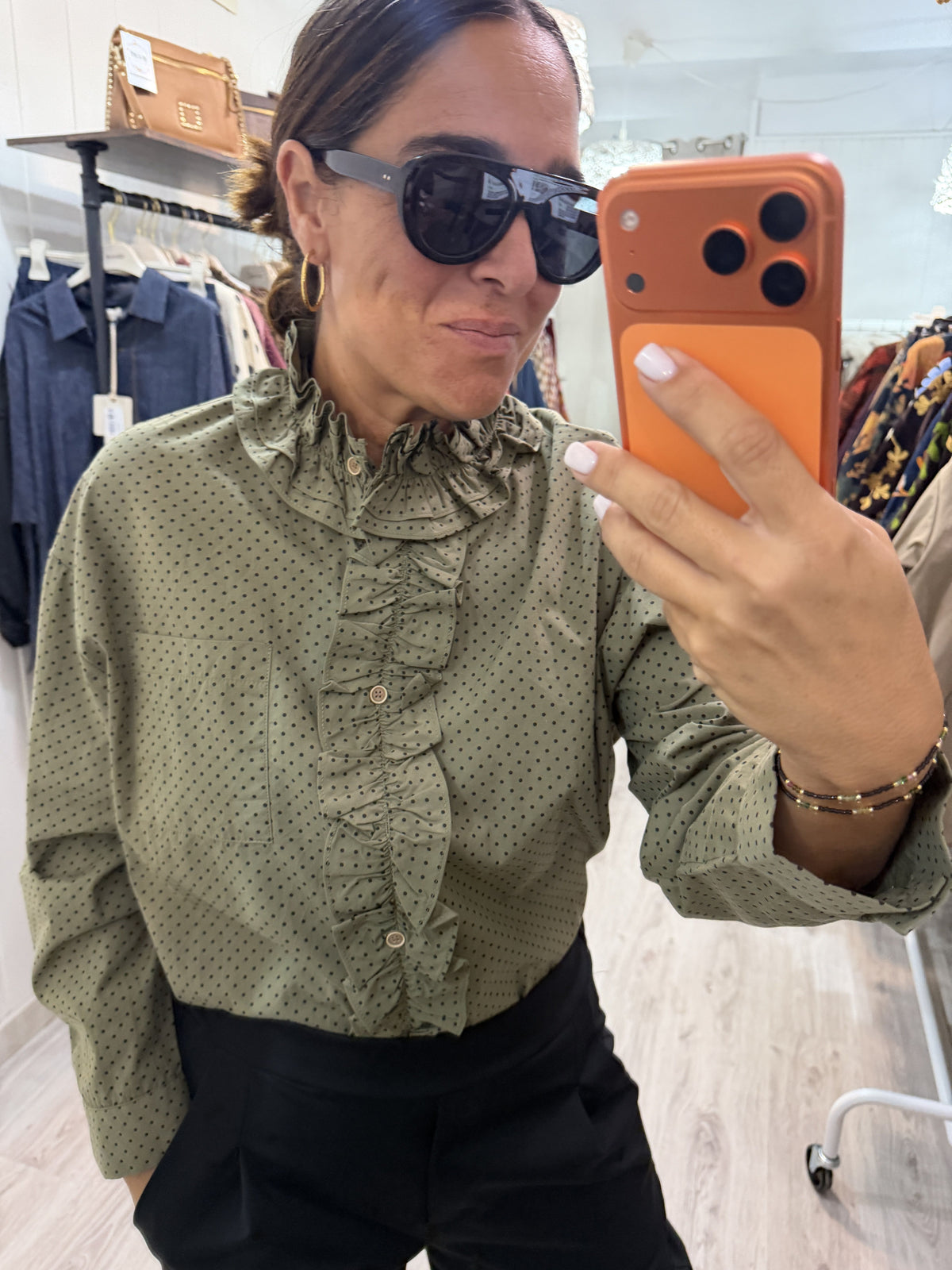 Camisa Irune kaki