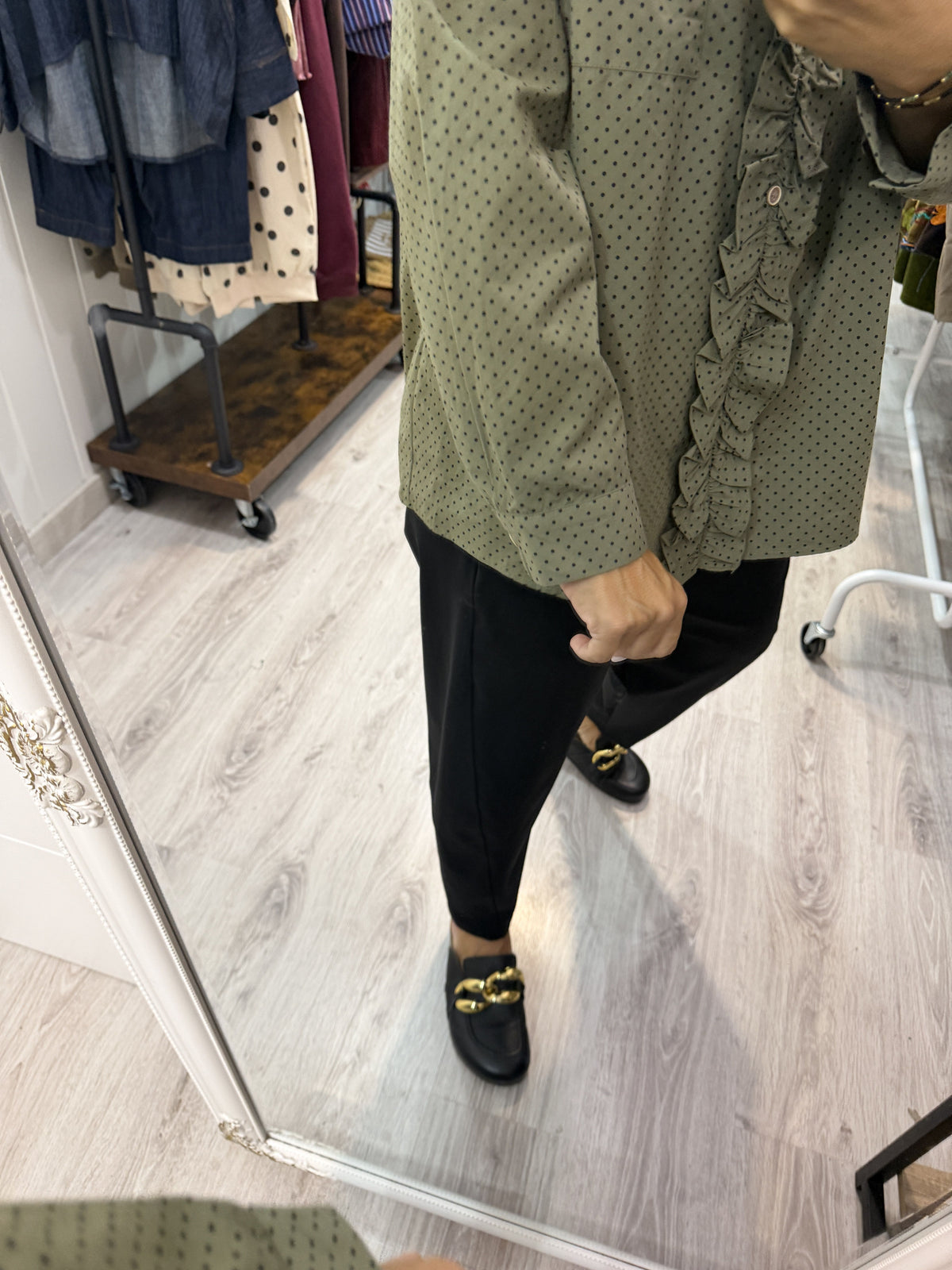 Camisa Irune kaki