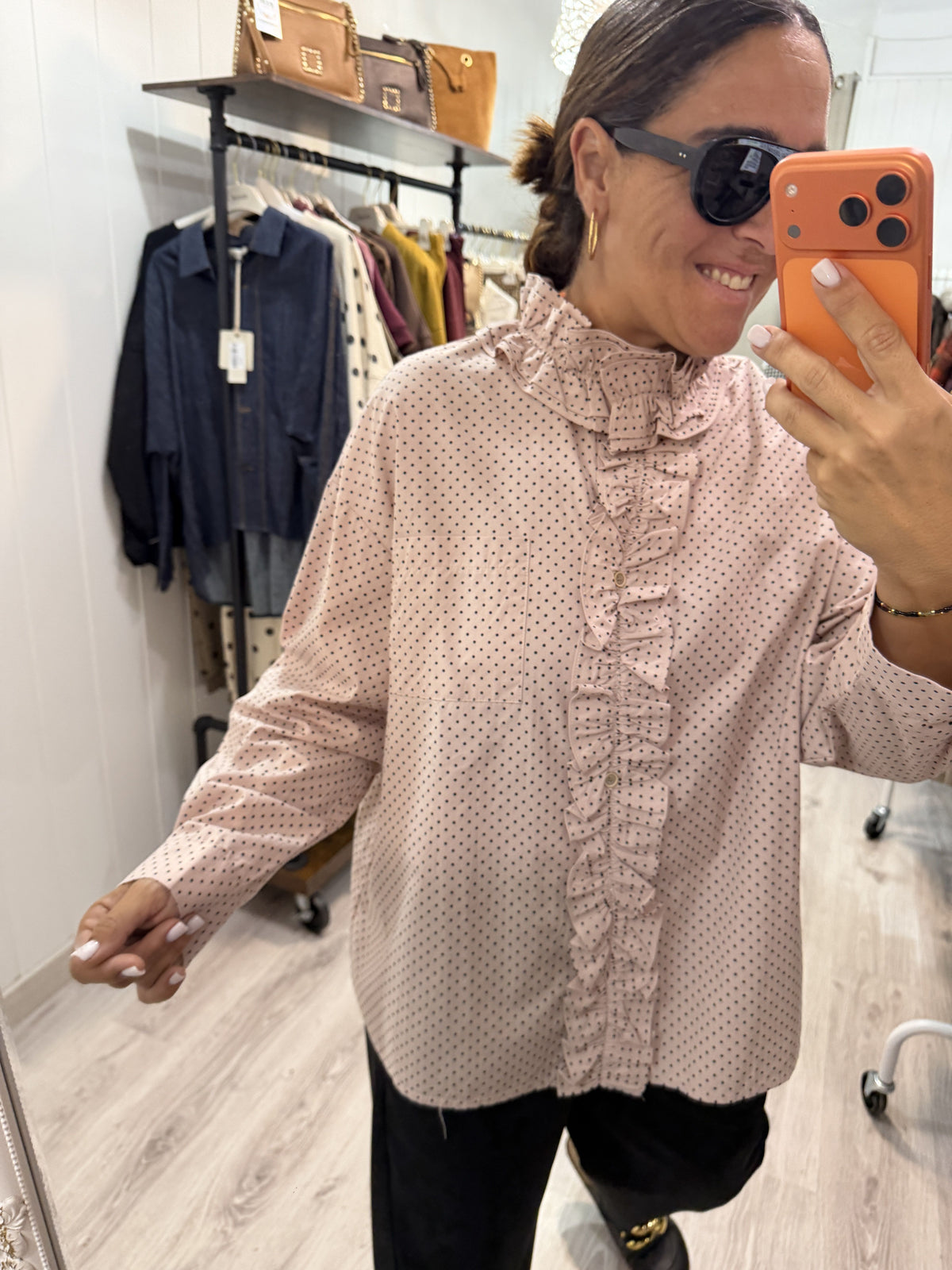 Camisa Irune rosa