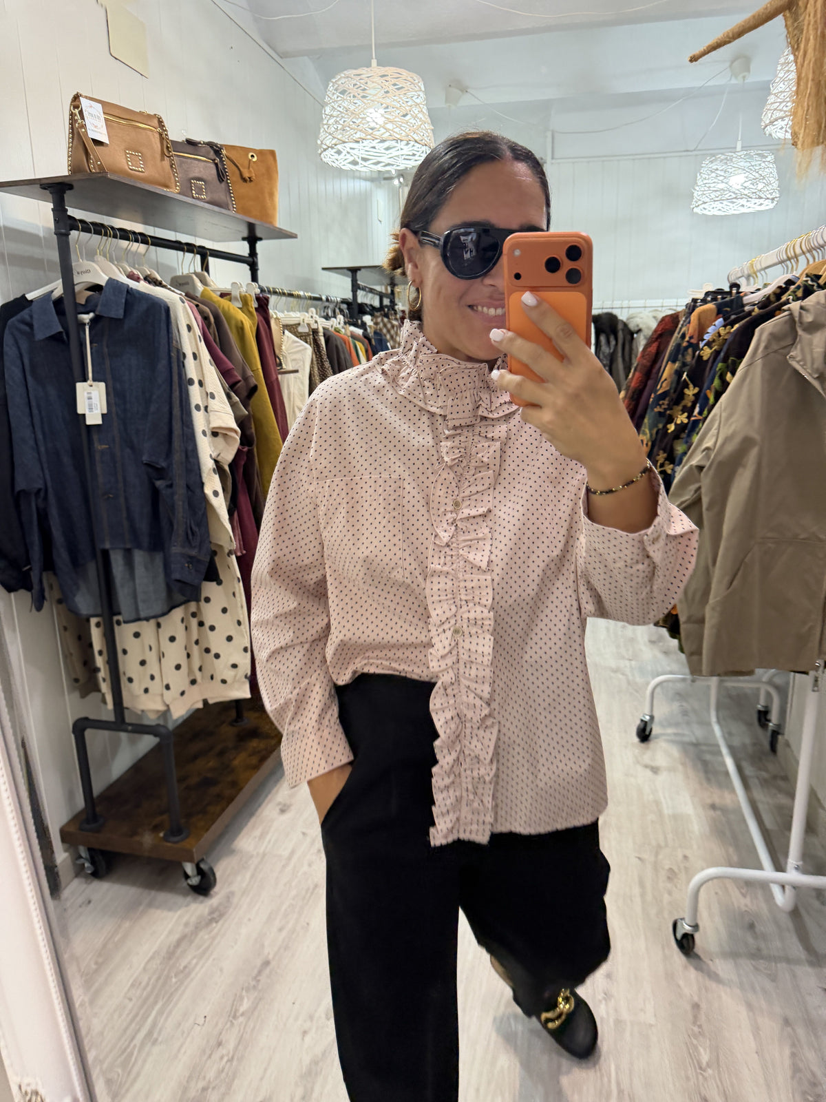 Camisa Irune rosa