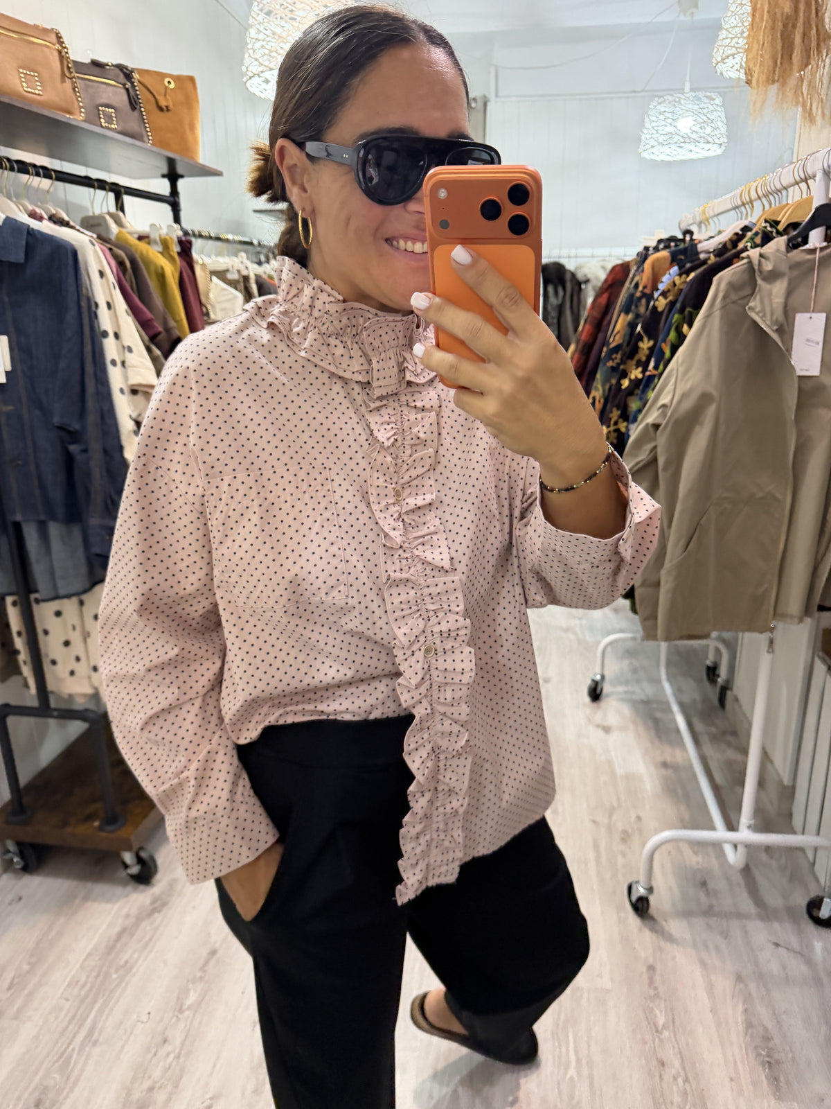 Camisa Irune rosa