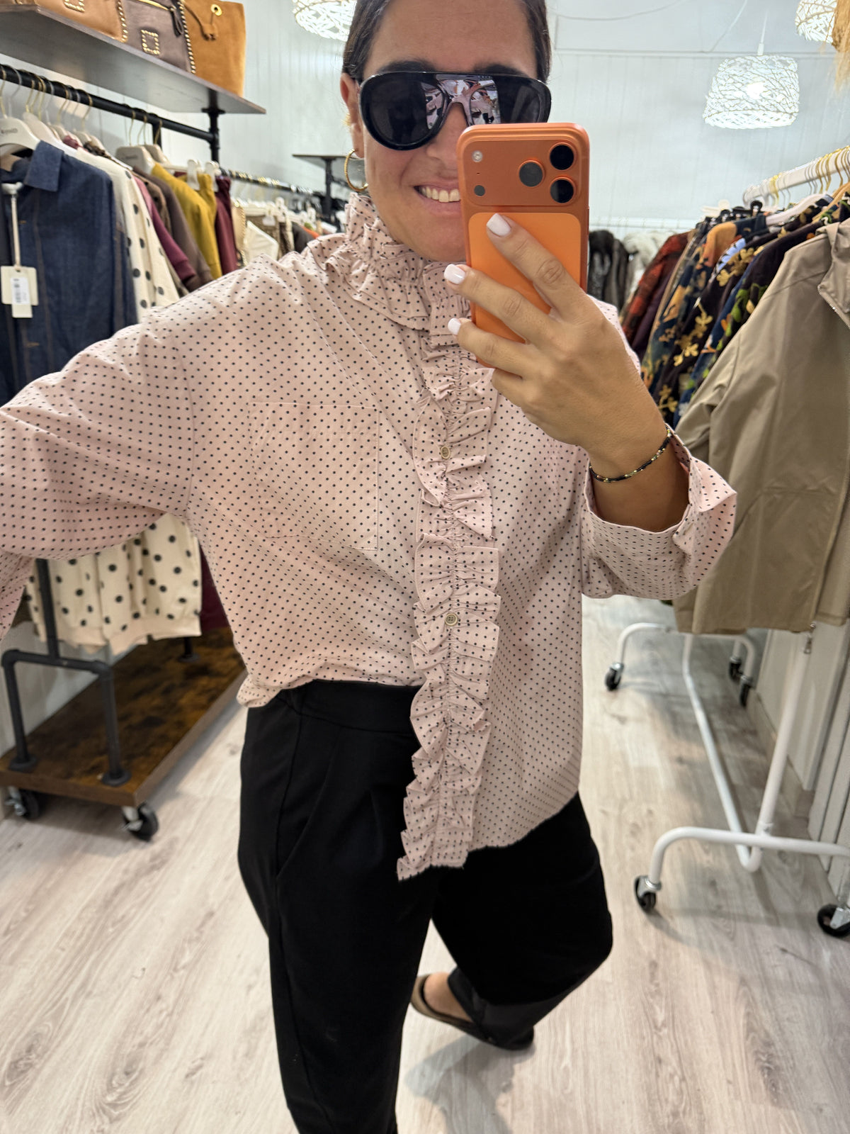 Camisa Irune rosa