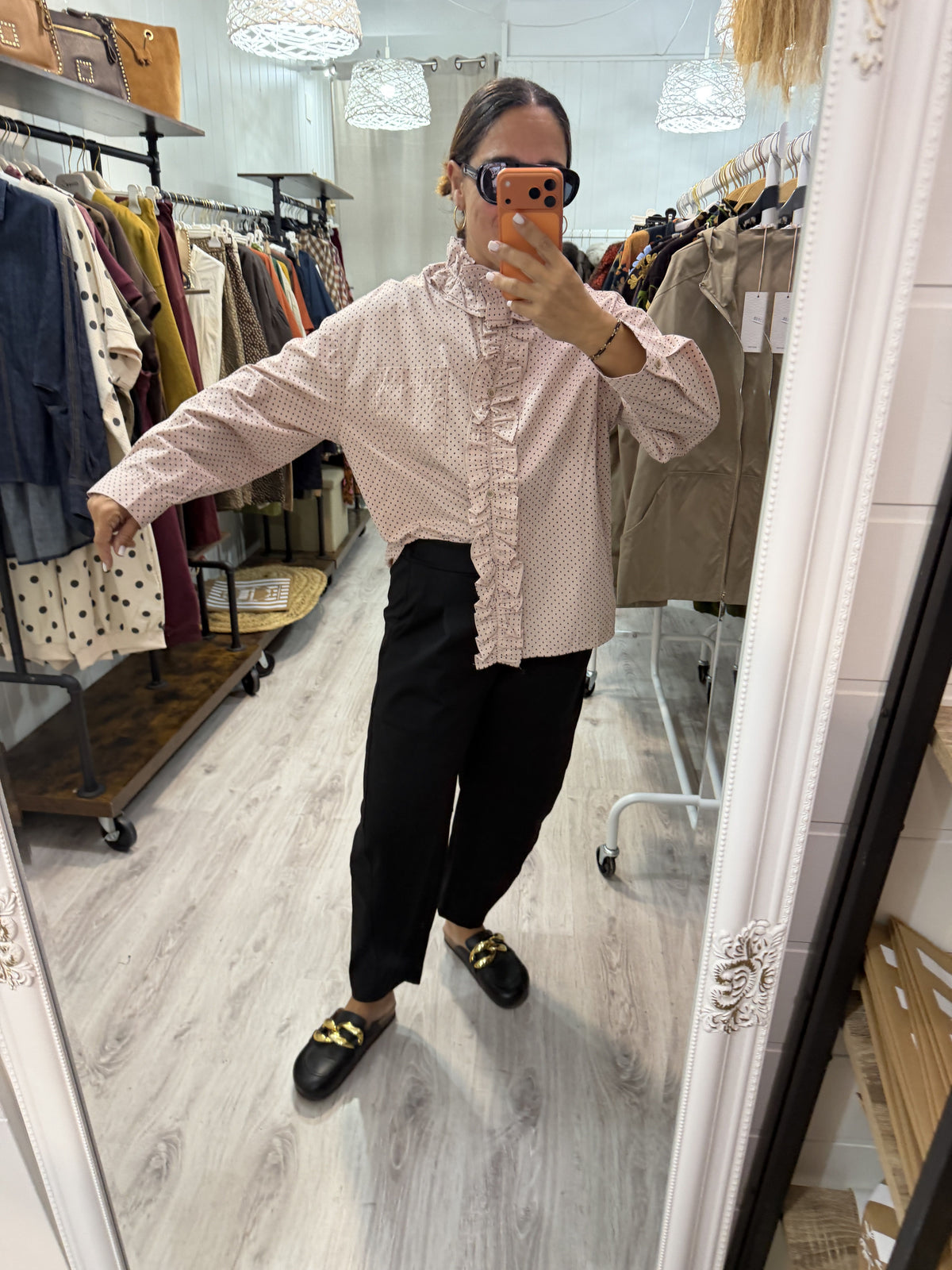 Camisa Irune rosa