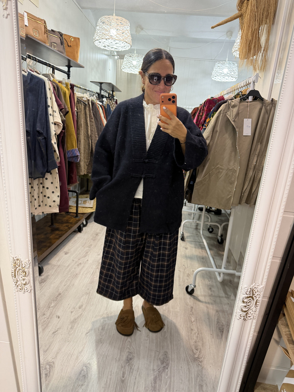 Chaqueta Saoko oversize marino