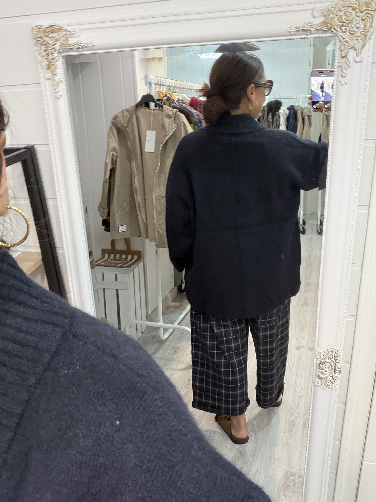 Chaqueta Saoko oversize marino
