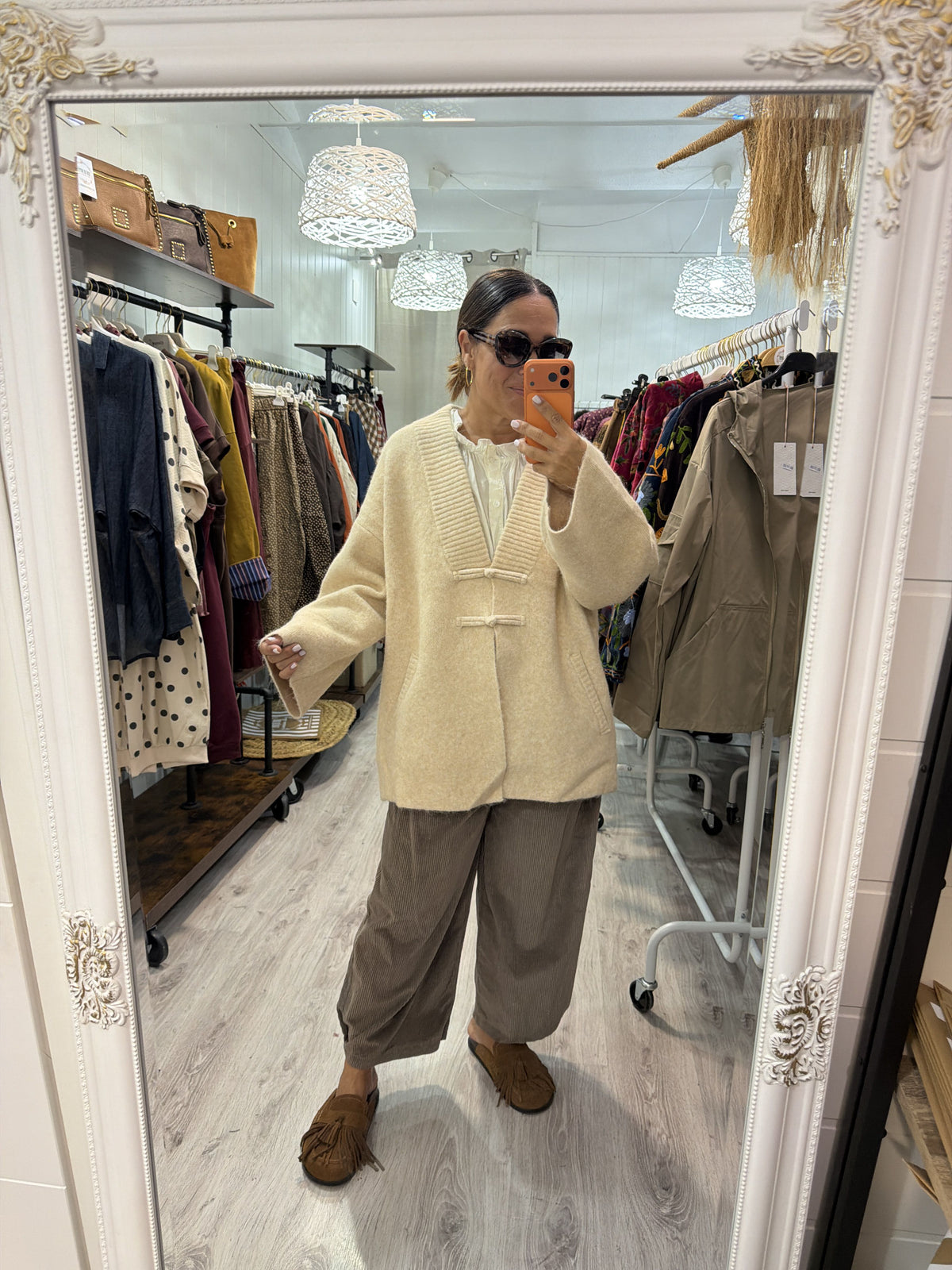 Chaqueta Saoko oversize marfil