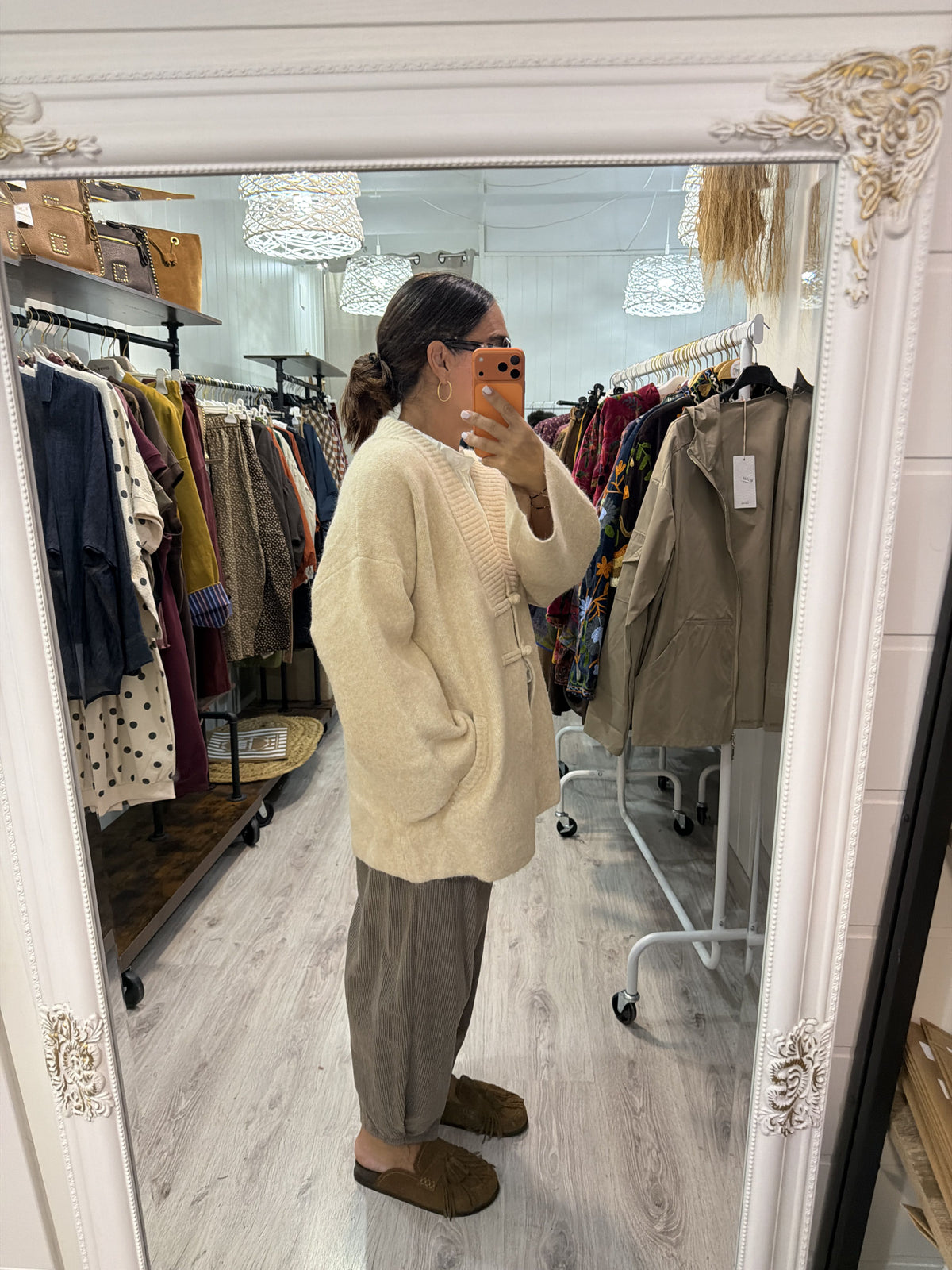 Chaqueta Saoko oversize marfil