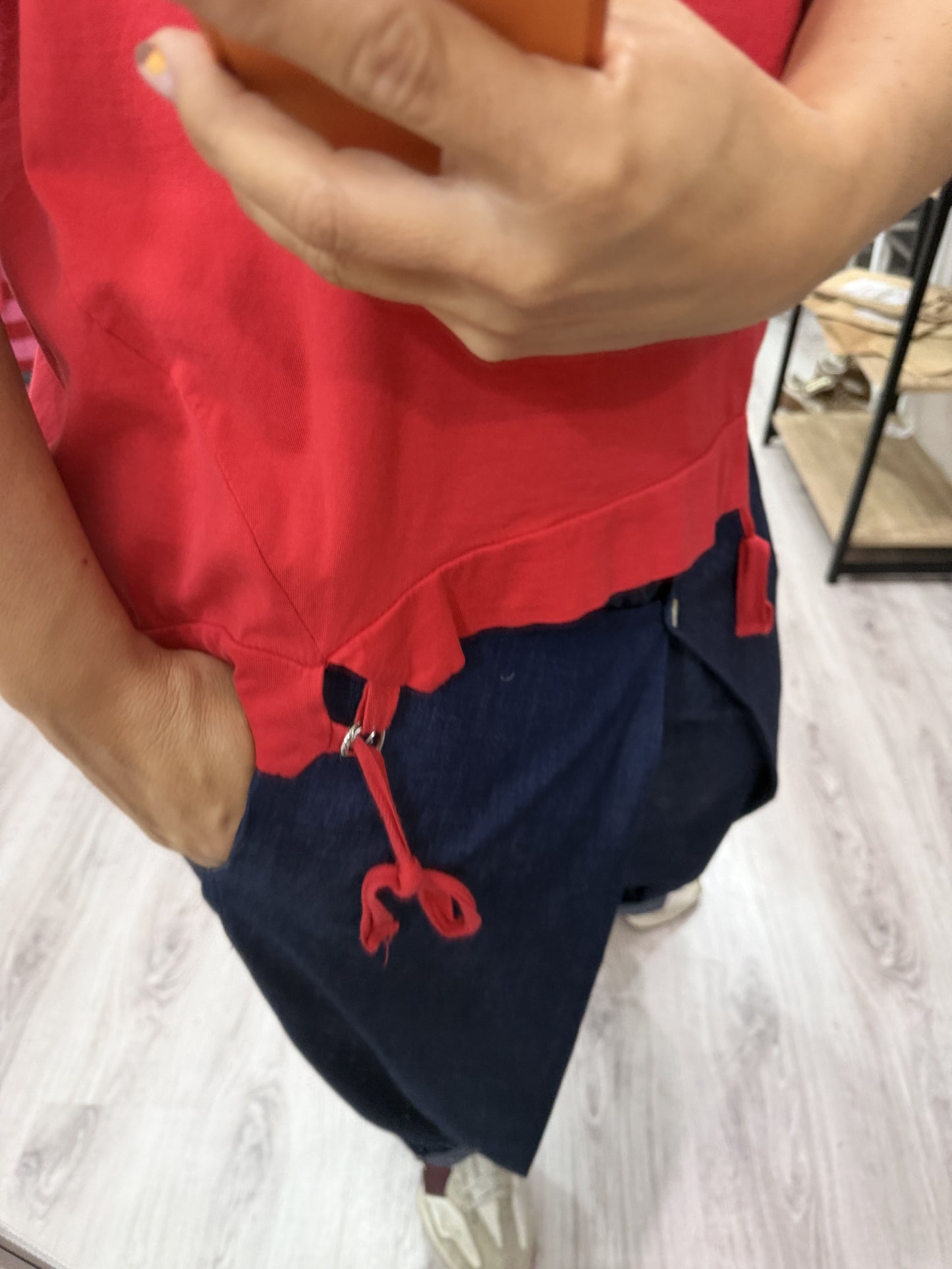 Camiseta Argollas rojo