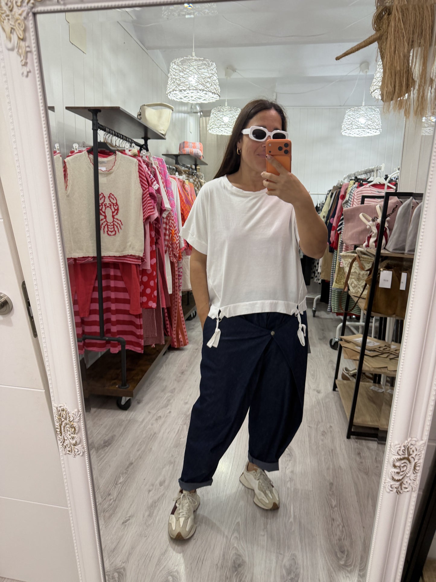 Camiseta Argollas blanco