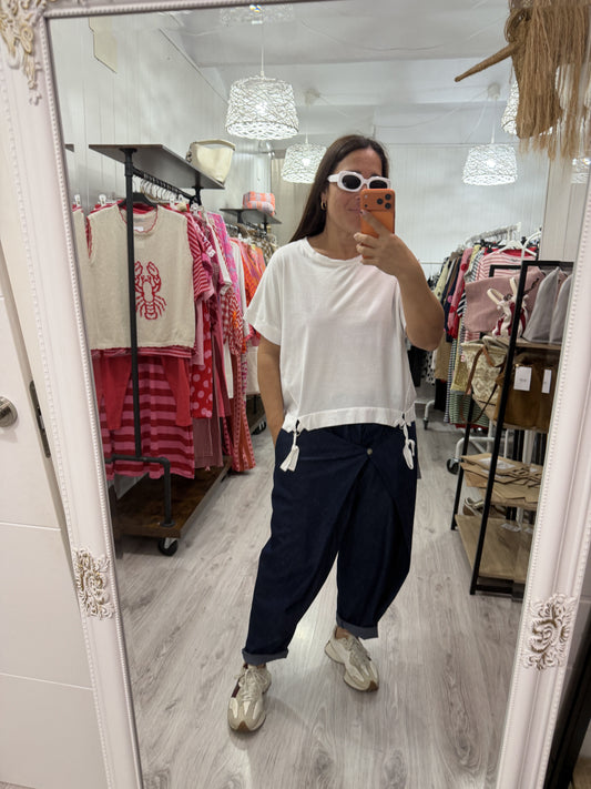 Camiseta Argollas blanco