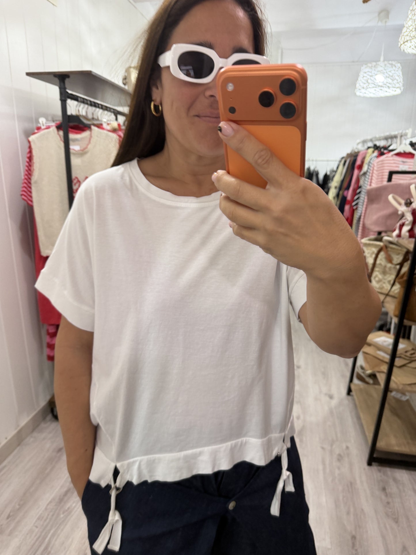 Camiseta Argollas blanco