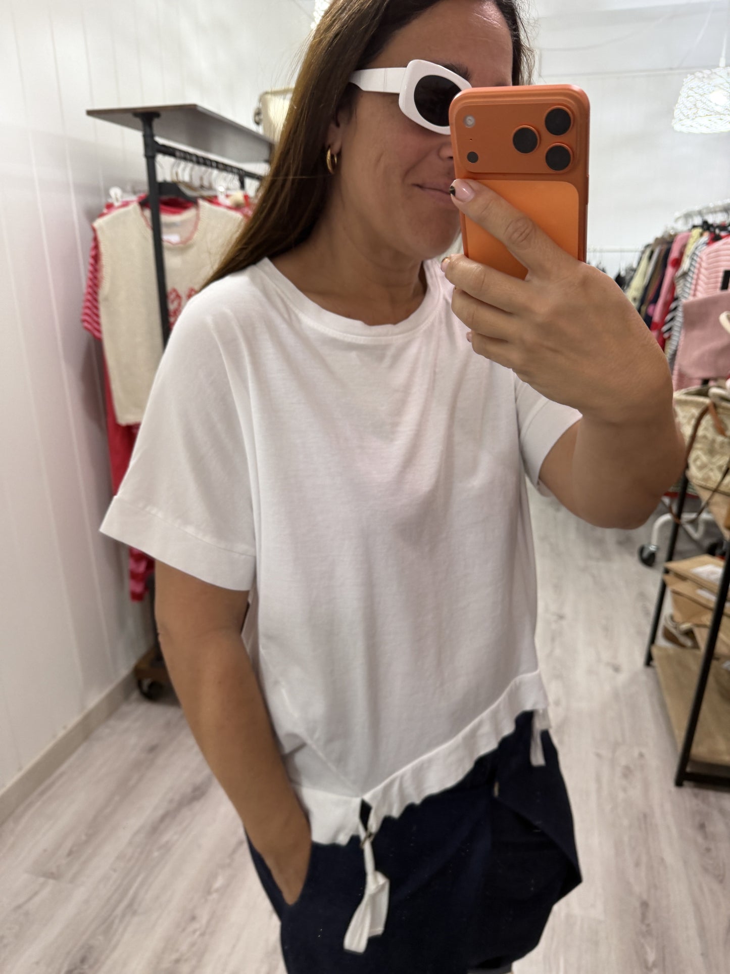 Camiseta Argollas blanco