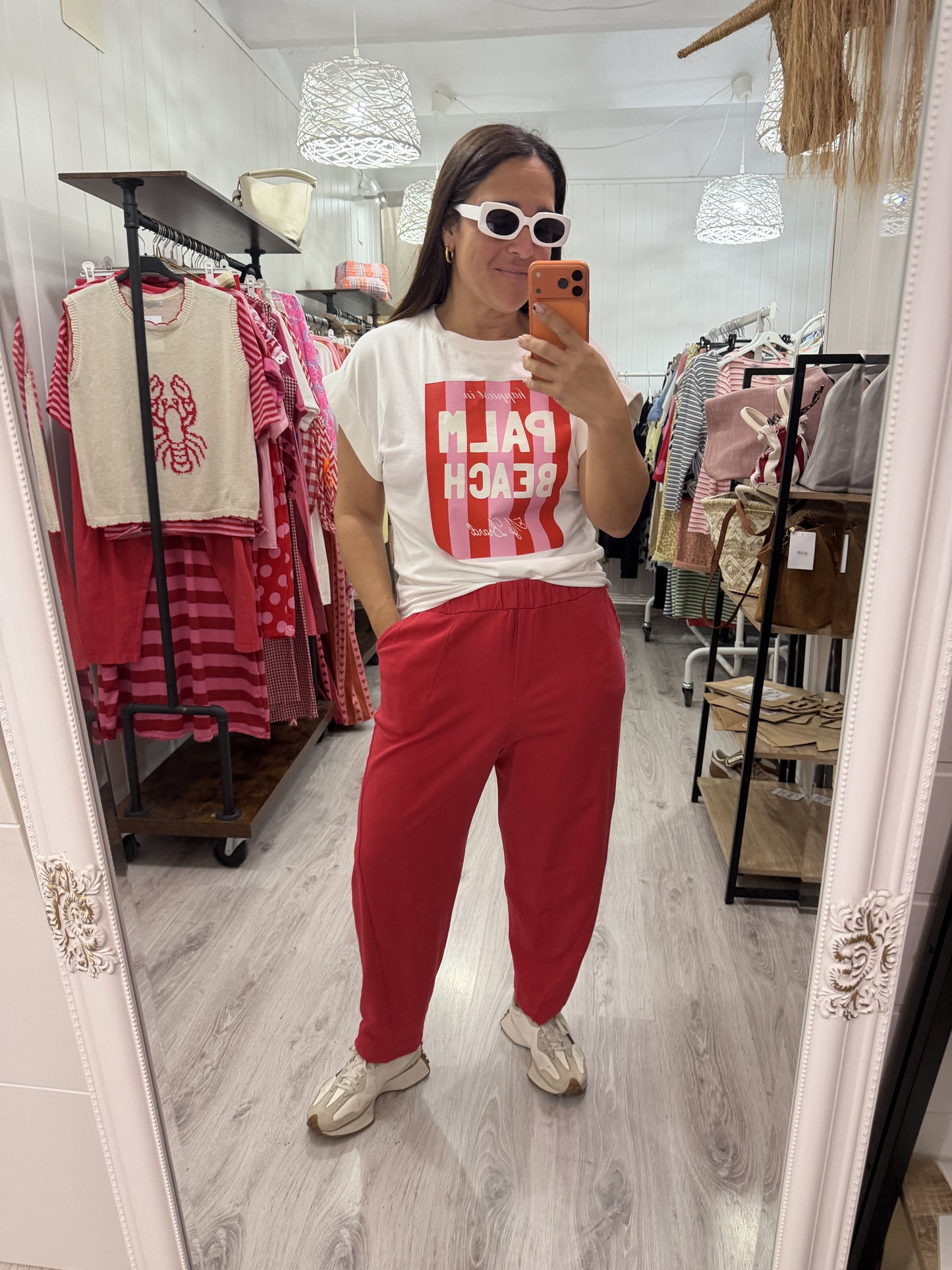 Pantalón Sendai jogger rojo
