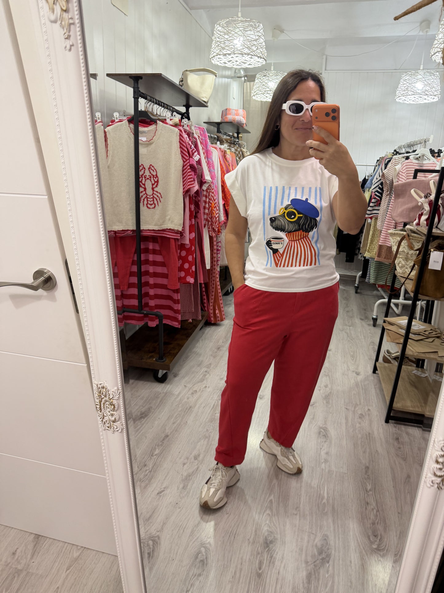 Pantalón Sendai jogger rojo