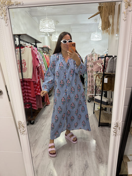 Vestido Aisha · Milrayas klein glicina