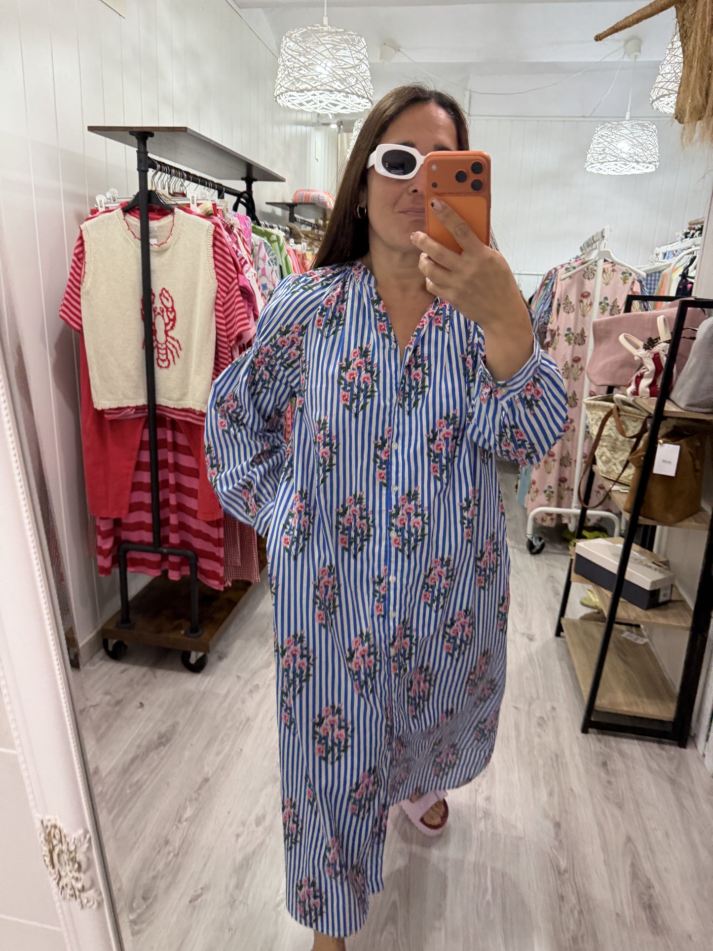Vestido Aisha · Milrayas klein glicina